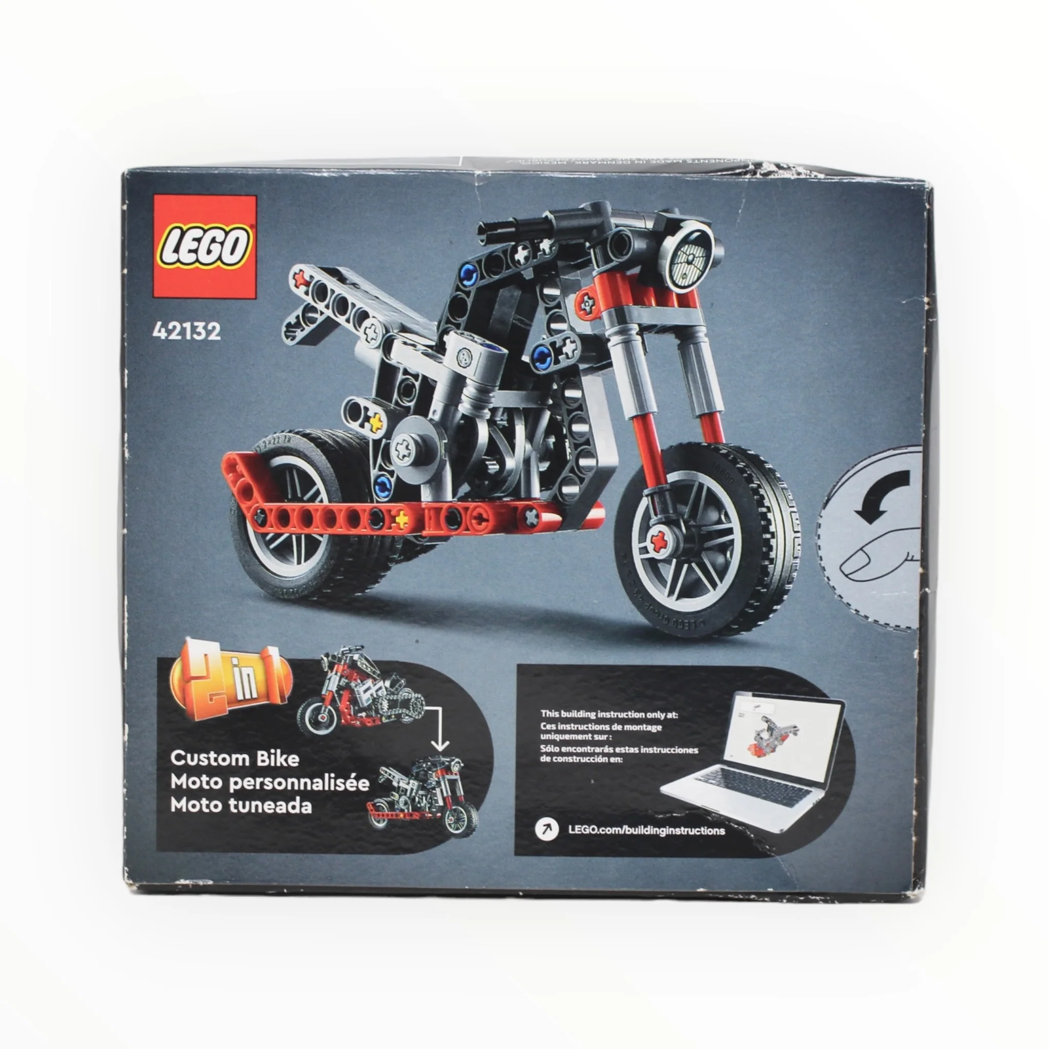 Retired Set 42132 Technic Motorcycle - Image 2
