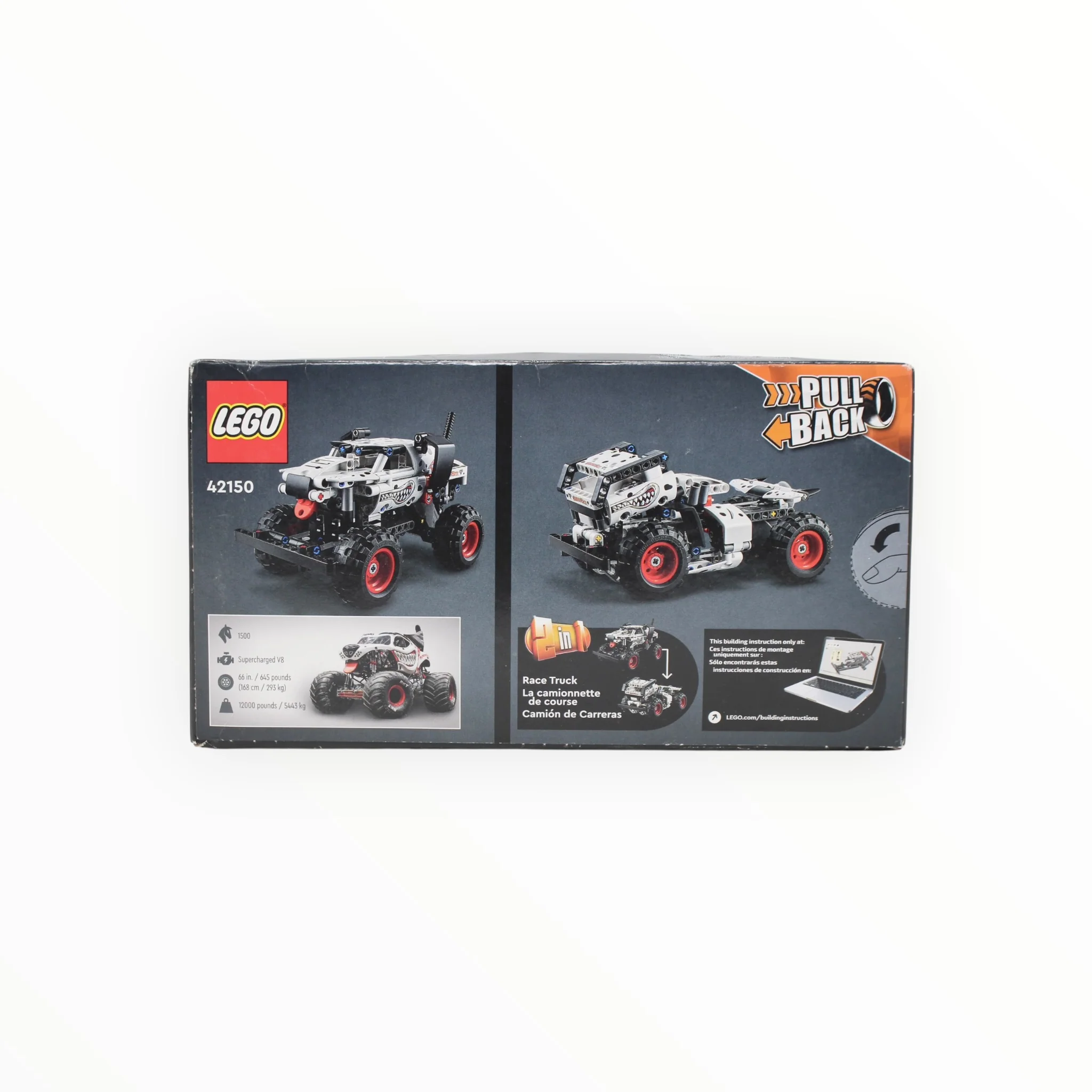 Retired Set 42150 Technic Monster Jam Monster Mutt Dalmatian (some box damage) - Image 2
