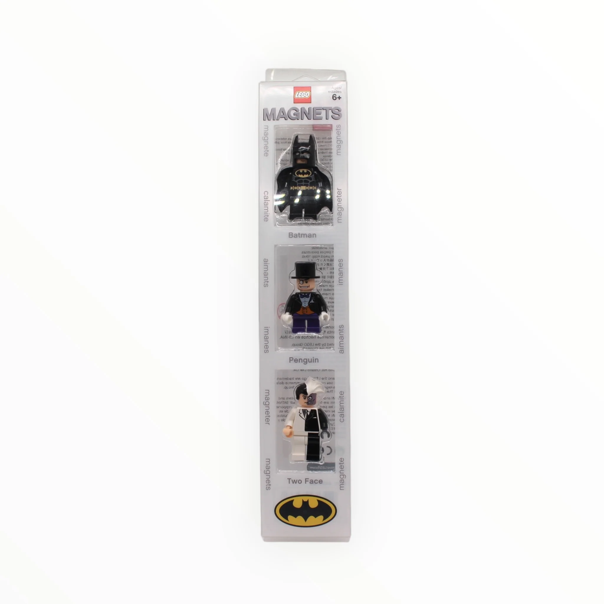 Retired Set 4493780 LEGO Batman Magnet Set - Batman, Penguin, and Two-Face Blister Pack