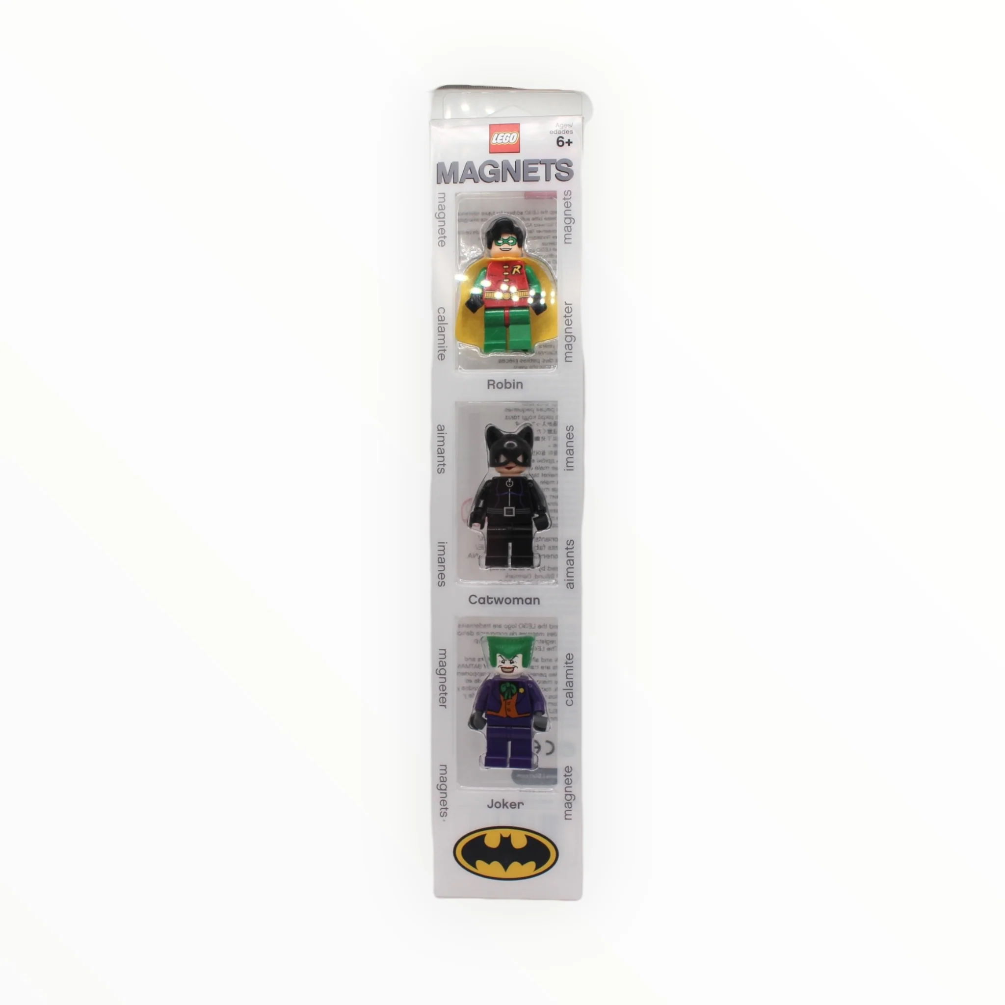 Retired Set 4493781 LEGO Batman Magnet Set - Robin, Catwoman, and Joker Blister Pack