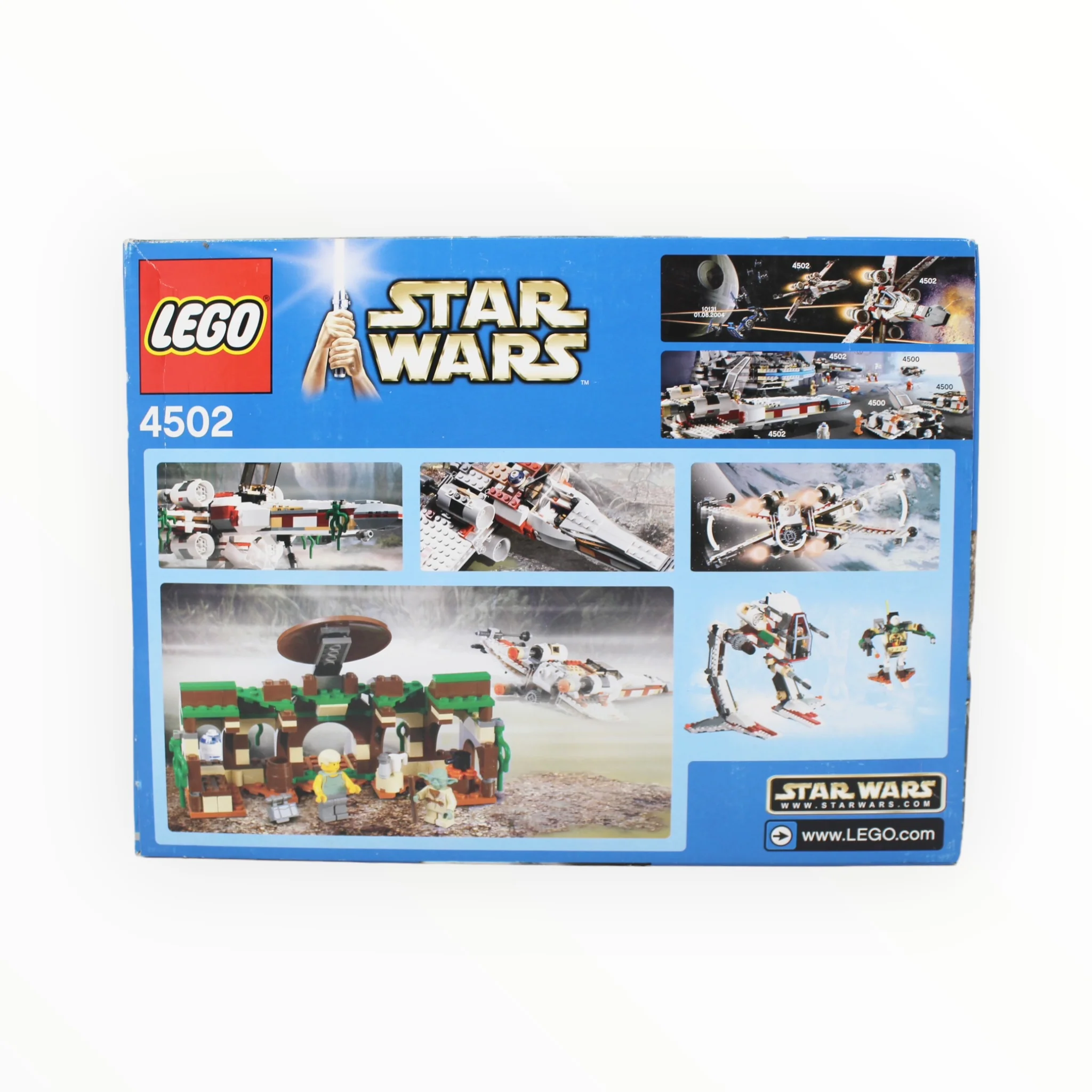 Retired Set 4502 Star Wars X-wing Fighter (Dagobah, blue box, some damage) - Image 2