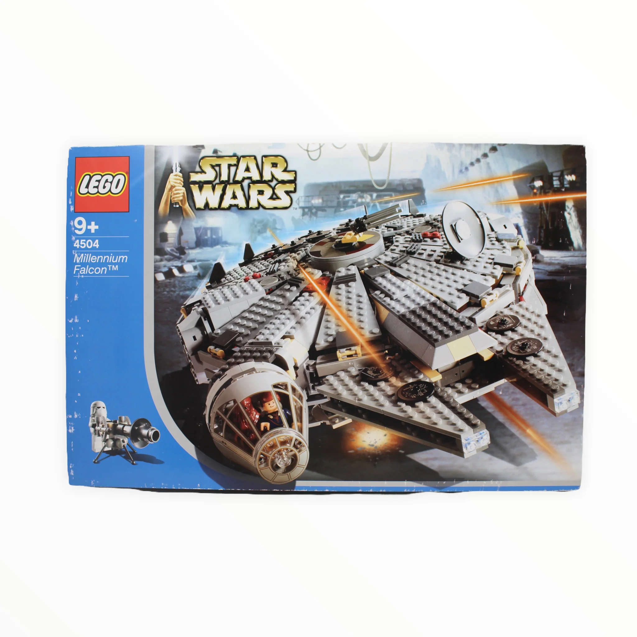 Retired Set 4504 Star Wars Millennium Falcon (blue box version)