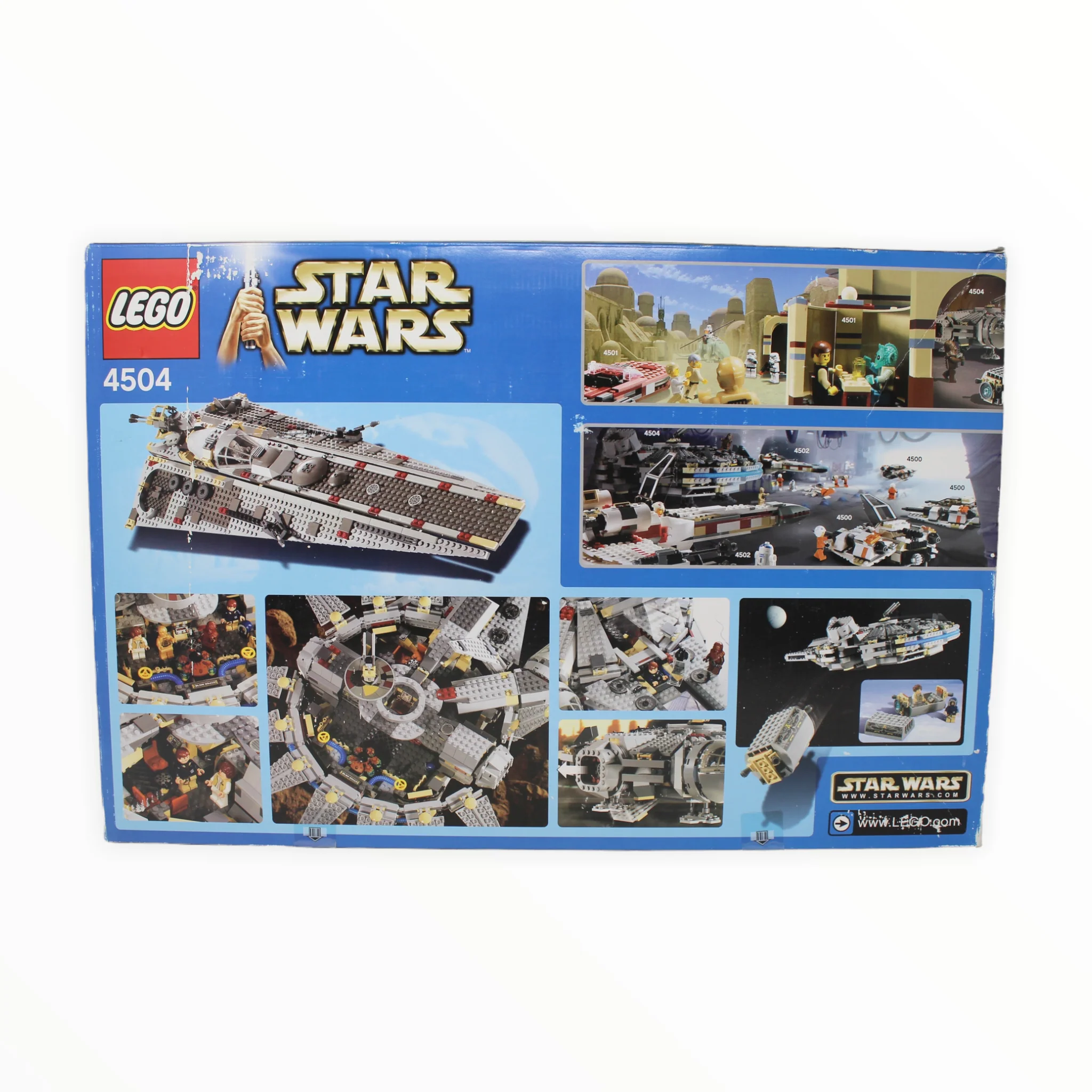 Retired Set 4504 Star Wars Millennium Falcon (blue box version) - Image 2