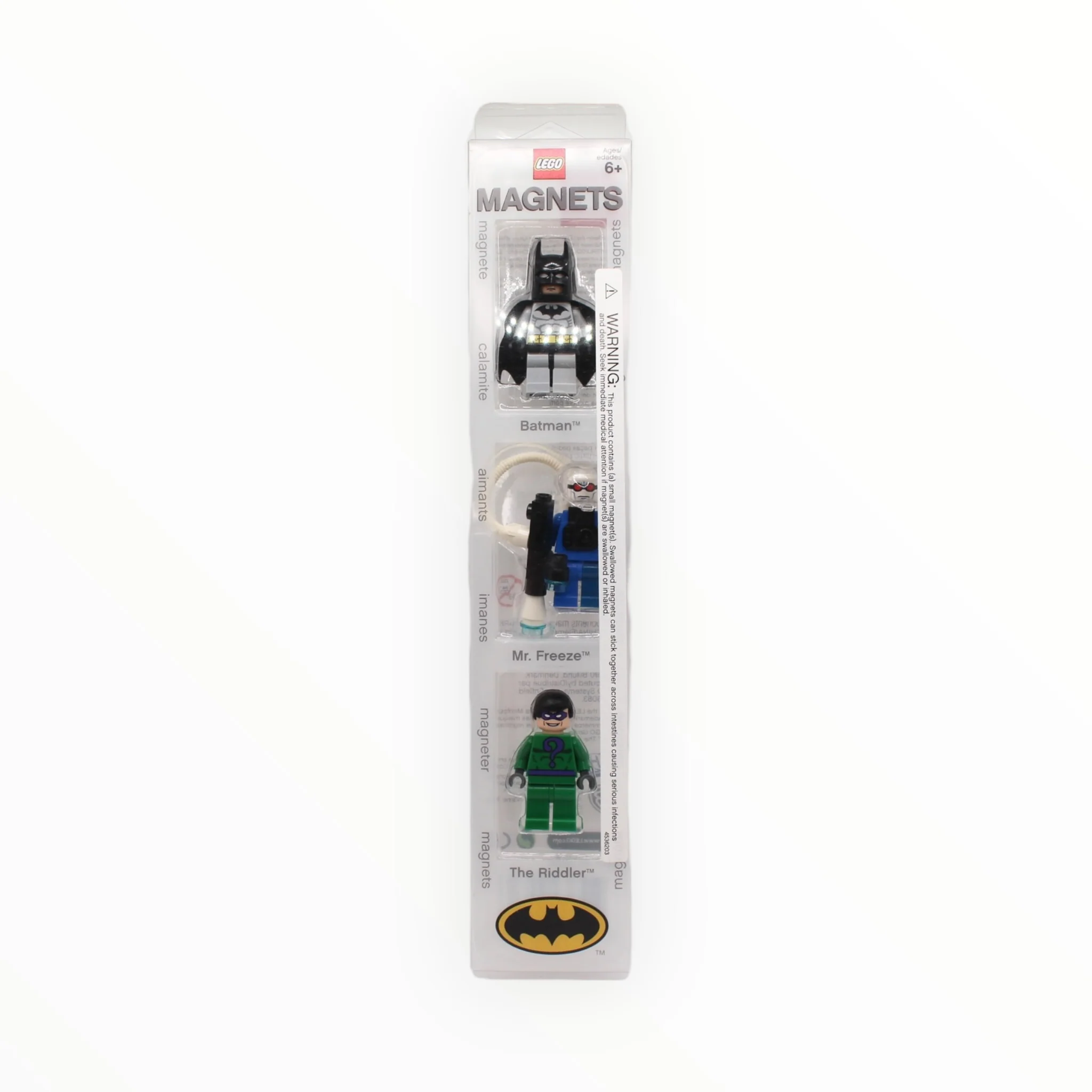 Retired Set 4514894 LEGO Batman Magnet Set - Batman, Mr. Freeze, and Riddler Blister Pack