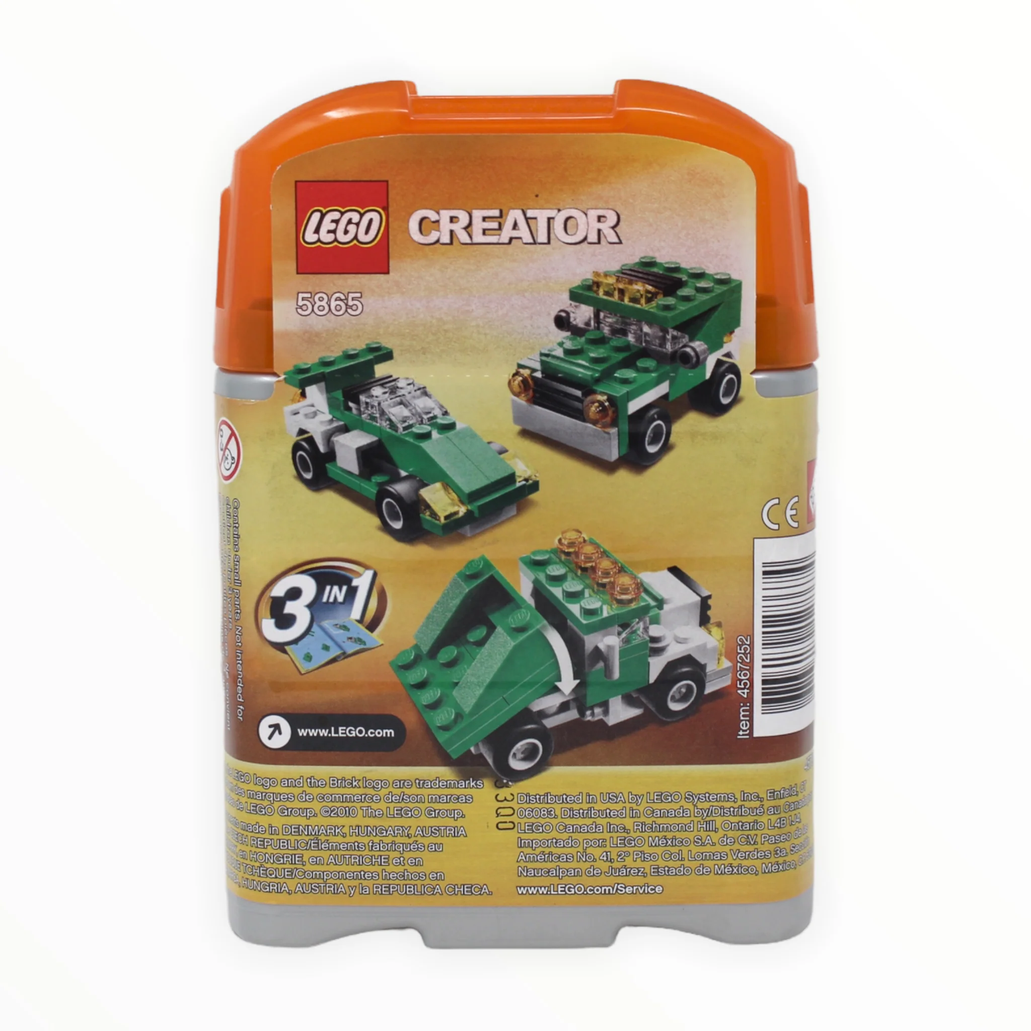 Retired Set 5865 Creator Mini Dumper - Image 2