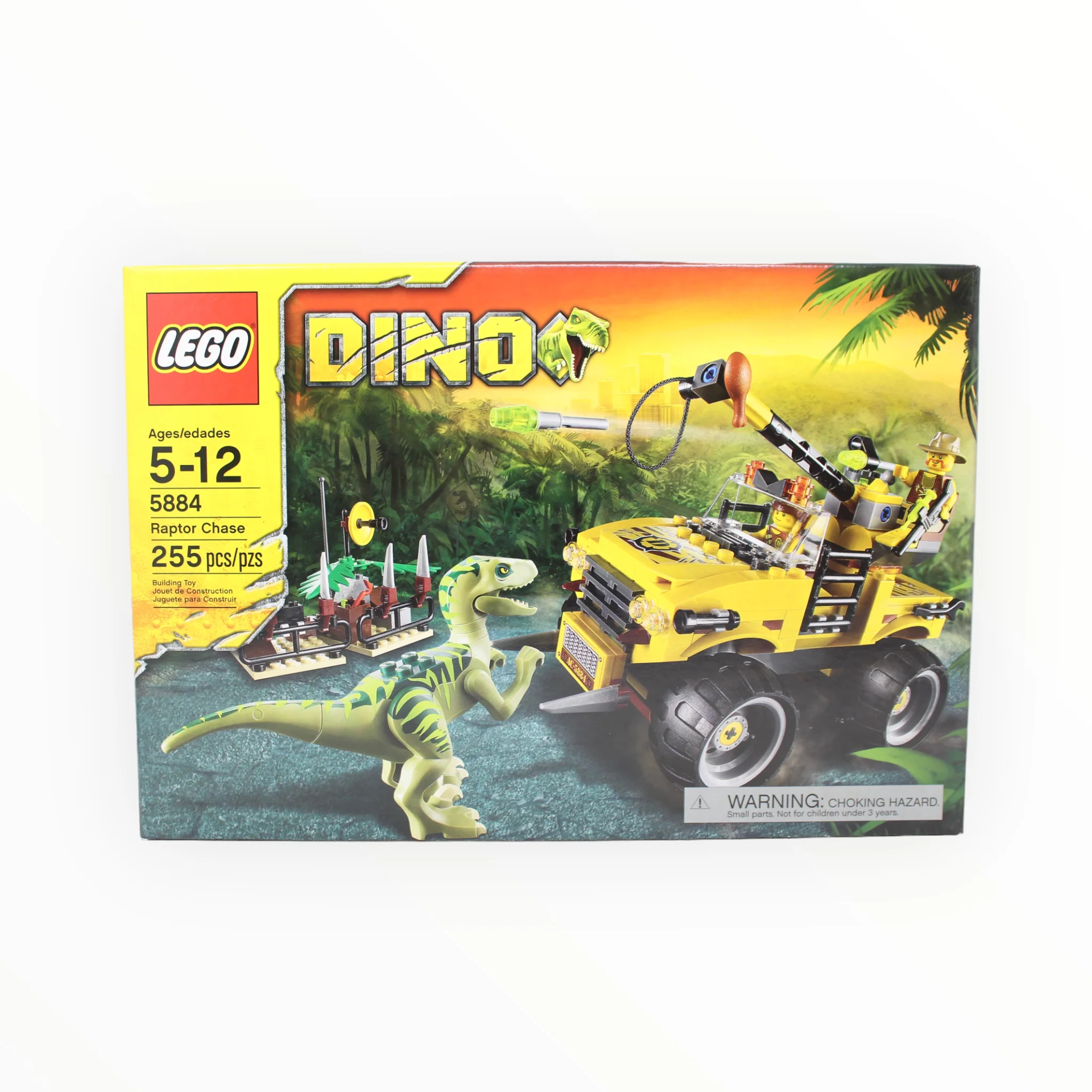 Retired Set 5884 Dino Raptor Chase