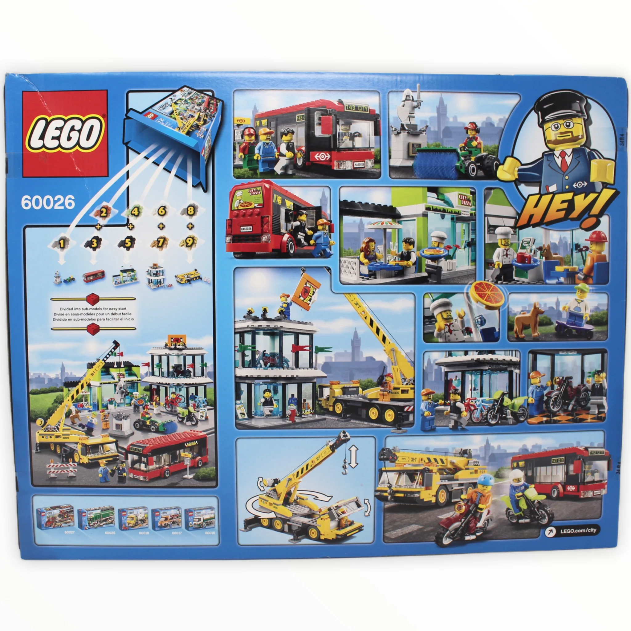 Retired Set 60026 City Town Square - Image 2