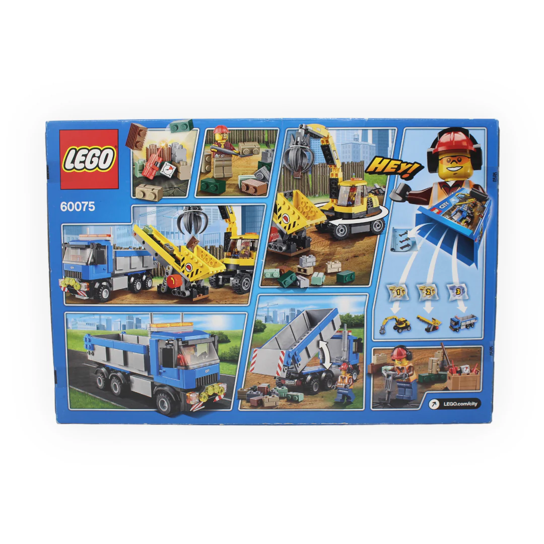 Retired Set 60075 City Excavator and Truck - Image 2