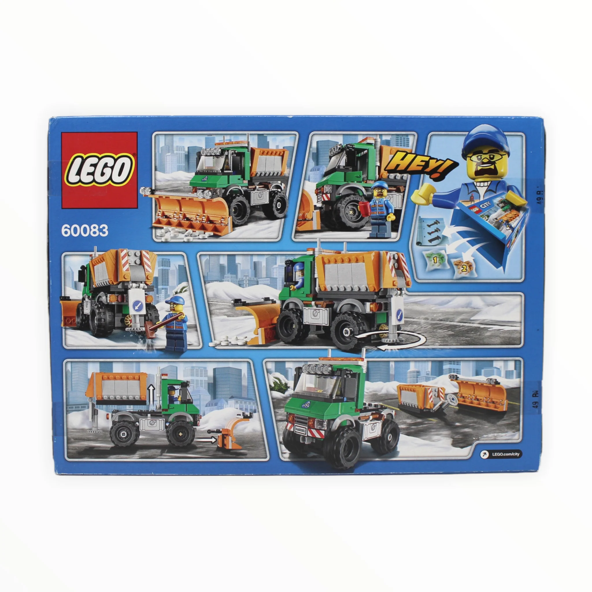 Retired Set 60083 City Snowplow Truck - Image 2