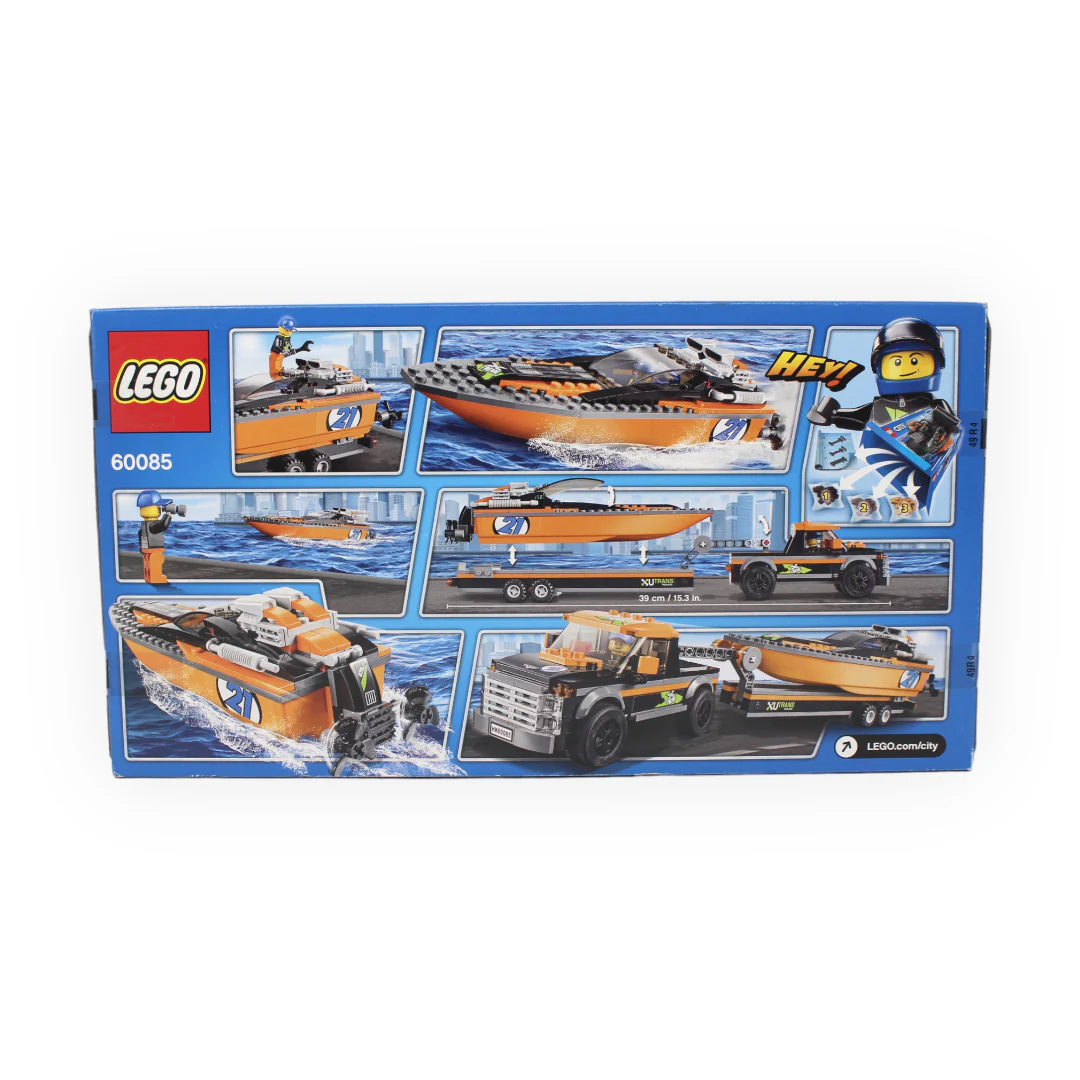 Retired Set 60085 City 4x4 with Powerboat - Image 2