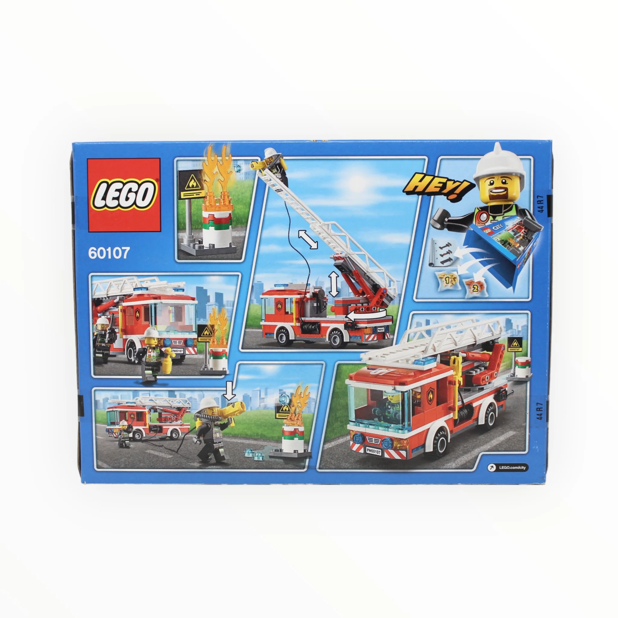 Retired Set 60107 City Fire Ladder Truck - Image 2