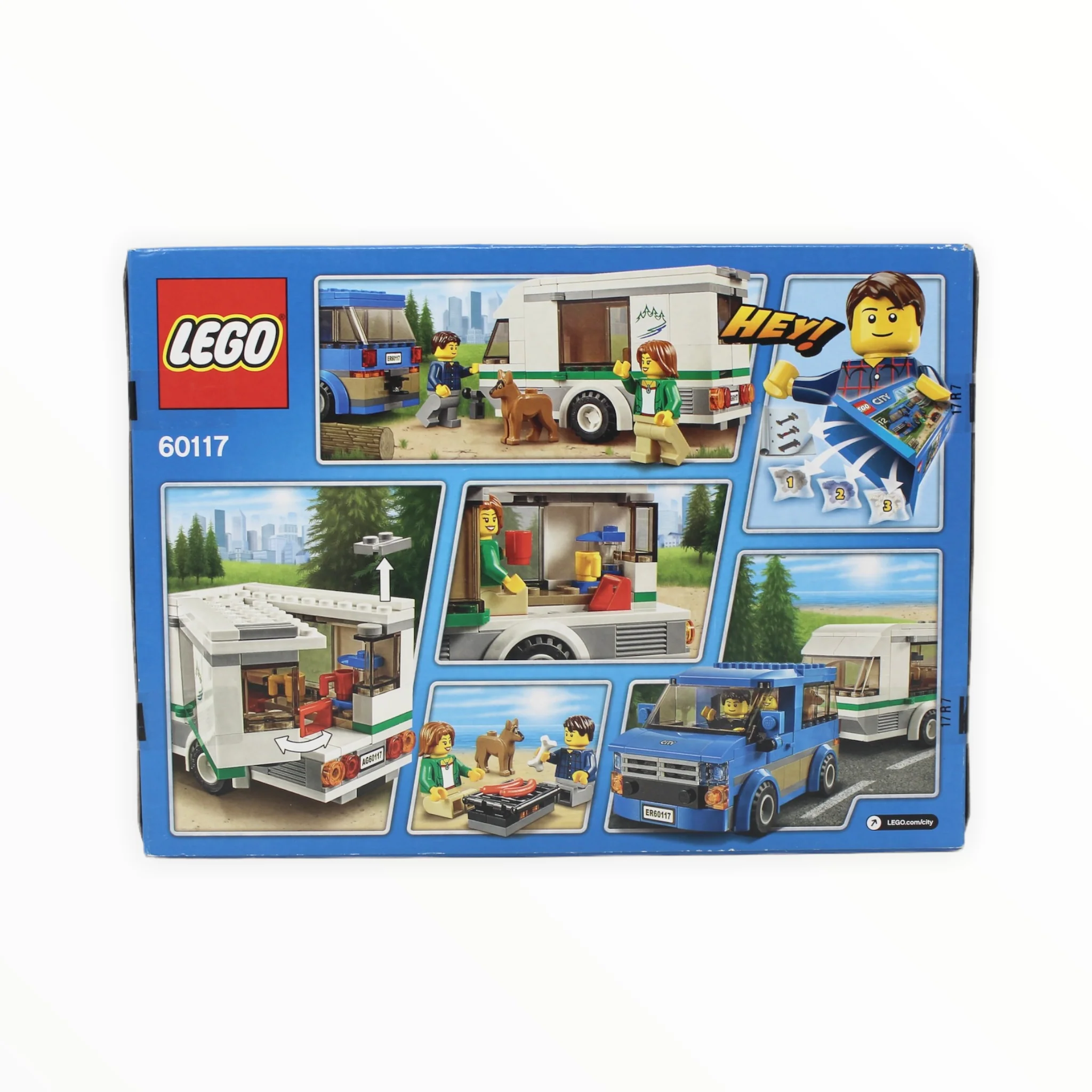Retired Set 60117 City Van & Caravan - Image 2