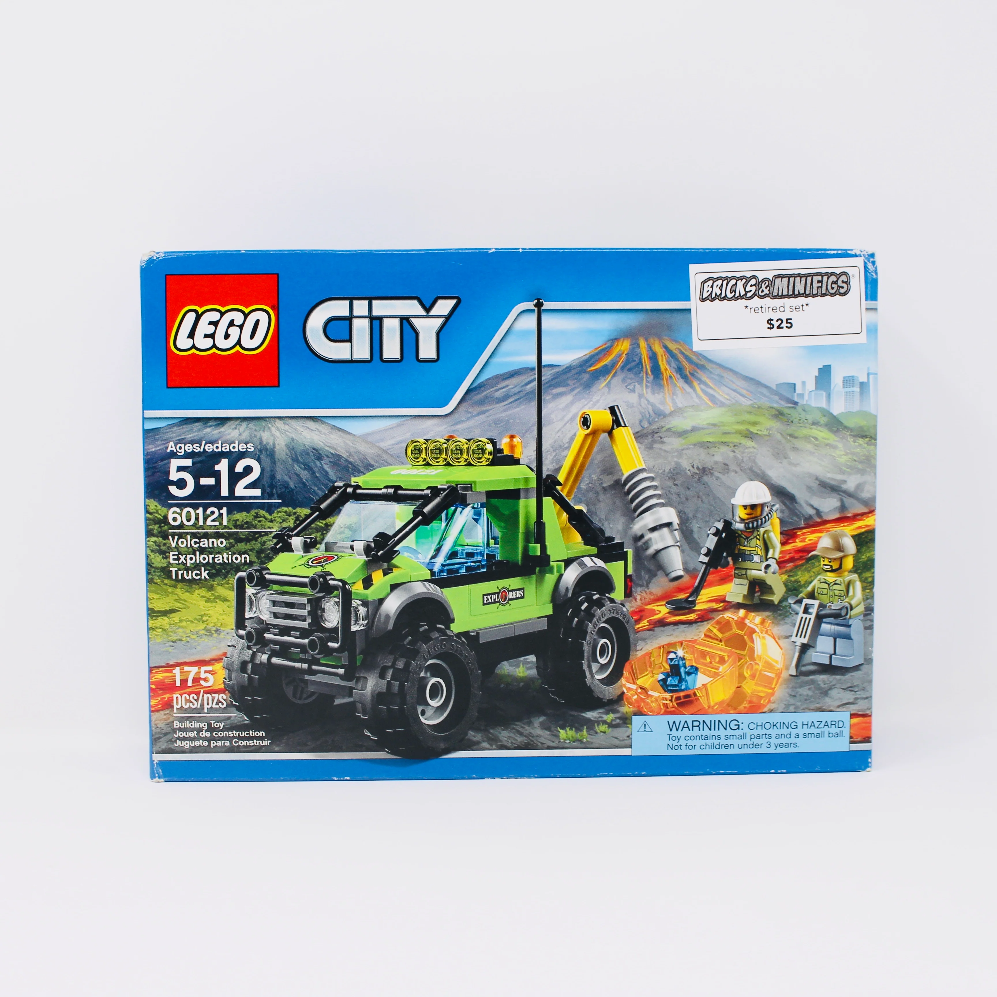 Retired Set 60121 City Volcano Exploration Truck