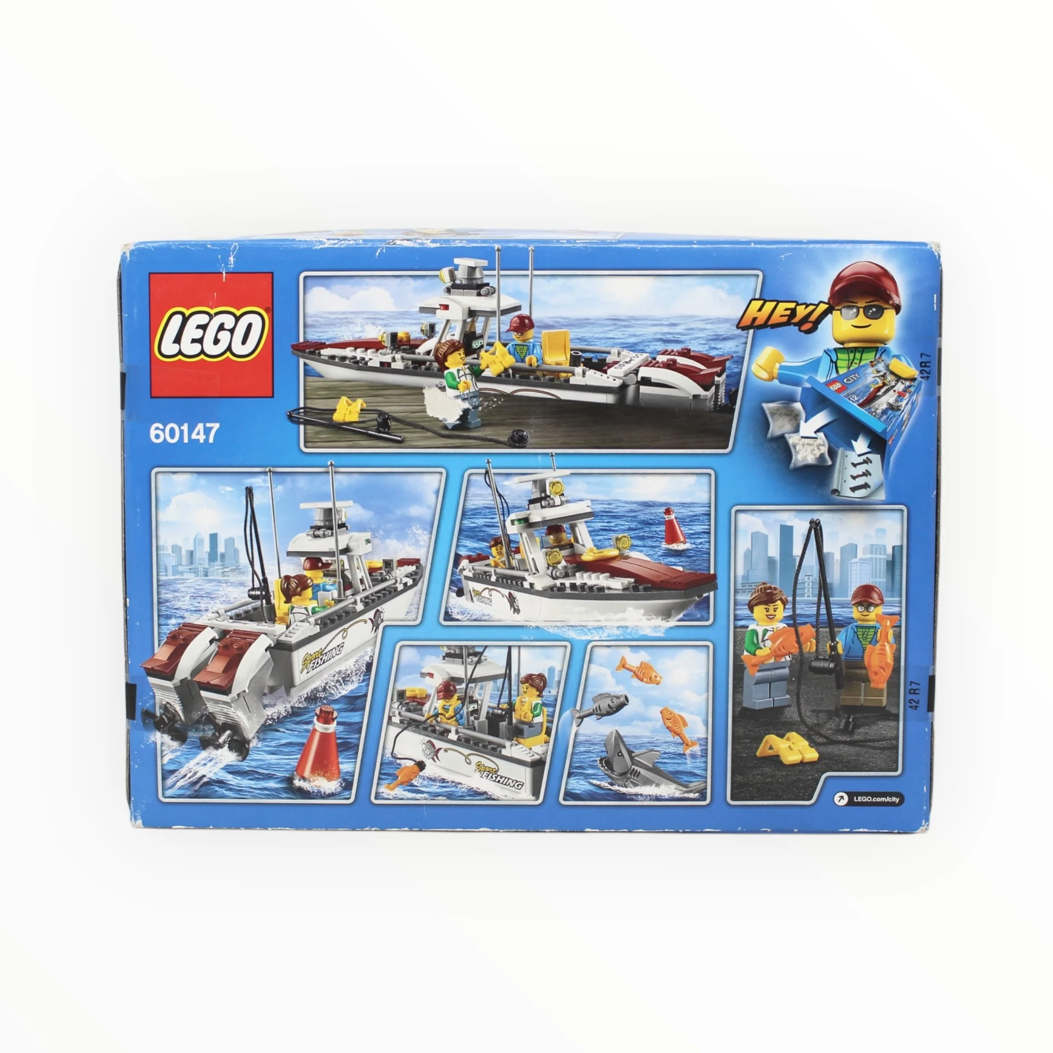Retired Set 60147 City Fishing Boat (damaged box) - Image 2