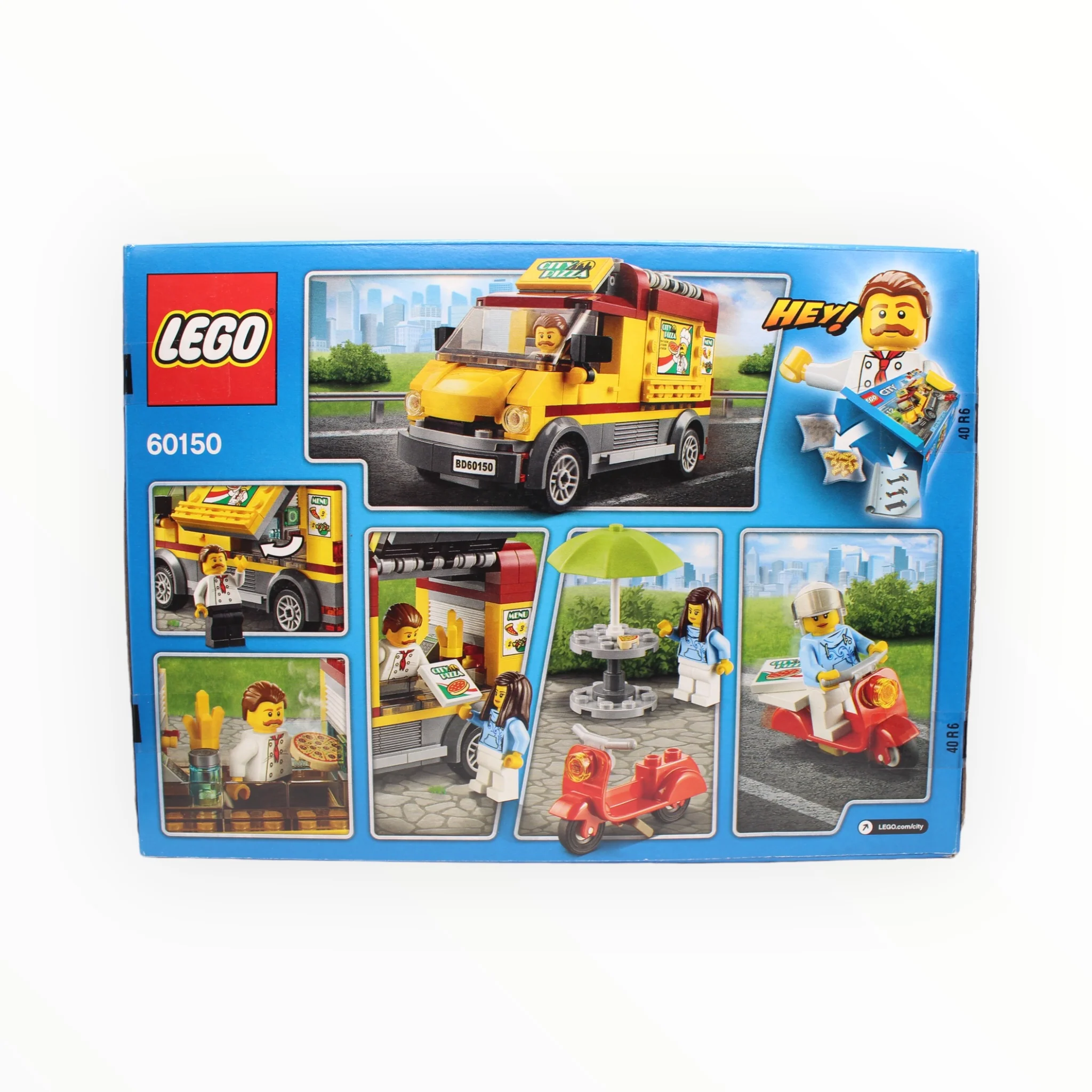 Retired Set 60150 City Pizza Van - Image 2