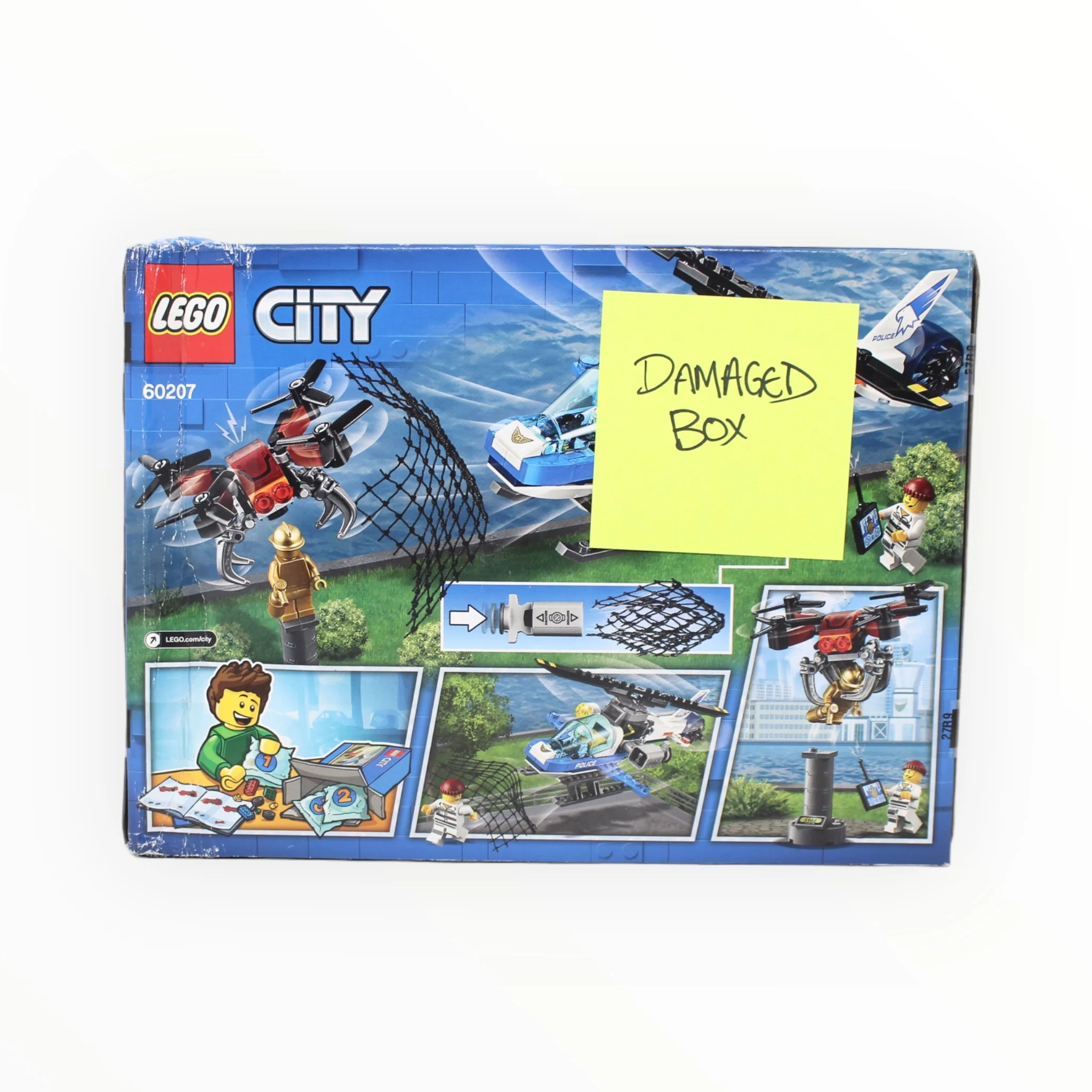 Retired Set 60207 City Sky Police Drone Chase (damaged box) - Image 2