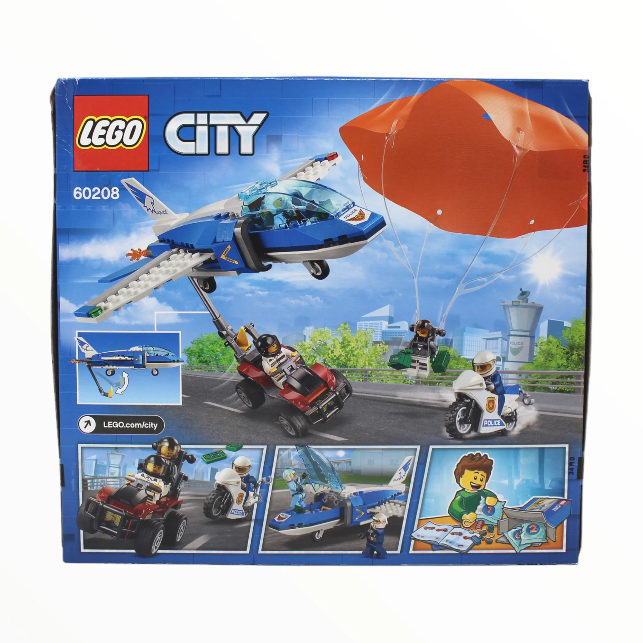 Retired Set 60208 City Sky Police Parachute Arrest - Image 2