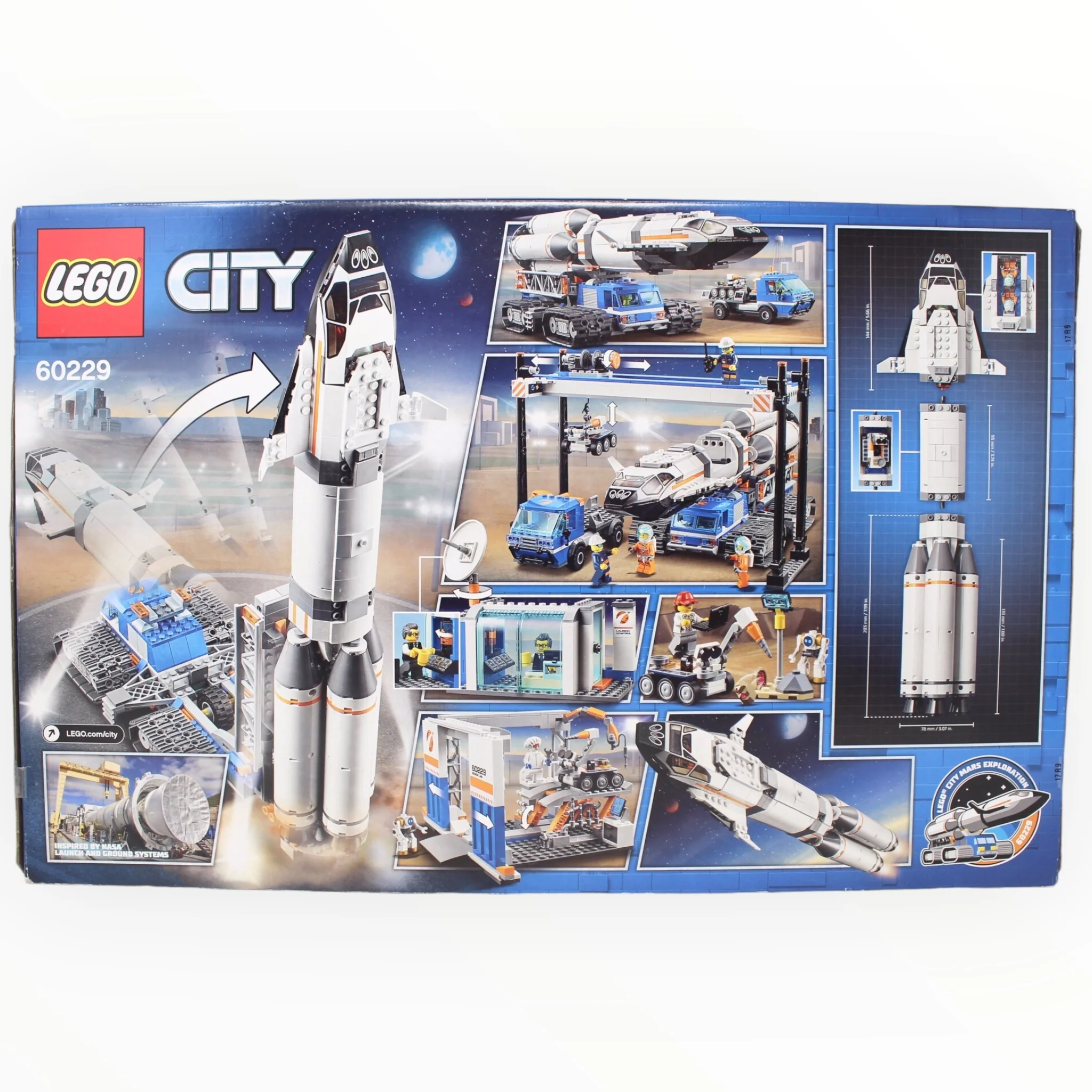 Retired Set 60229 City Rocket Assembly & Transport - Image 2