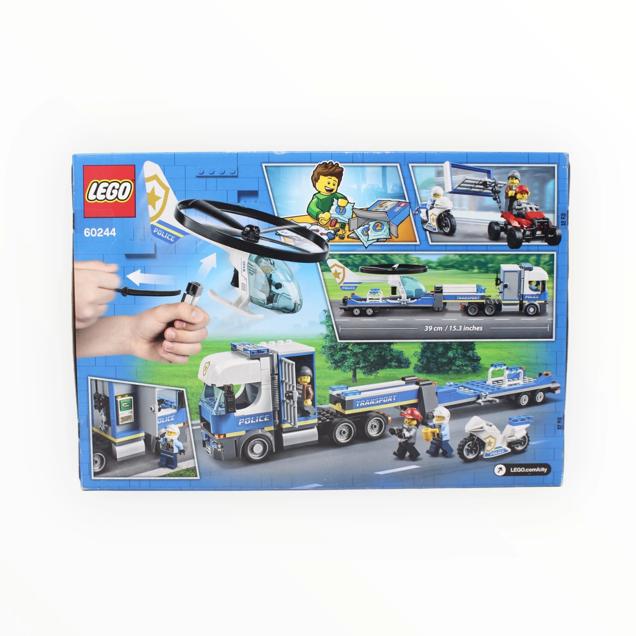 Retired Set 60244 City Police Helicopter Transport - Image 2