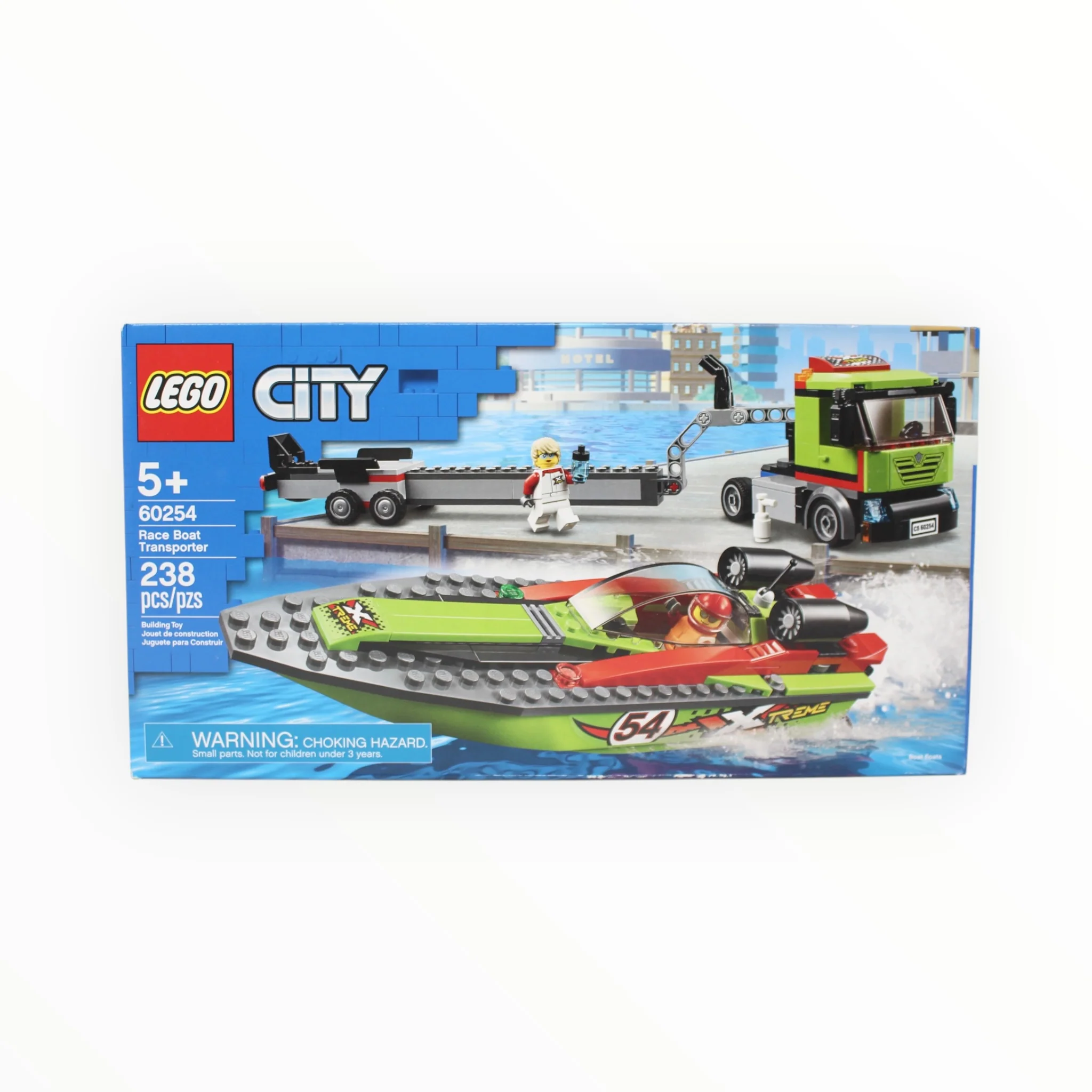 Retired Set 60254 City Race Boat Transporter