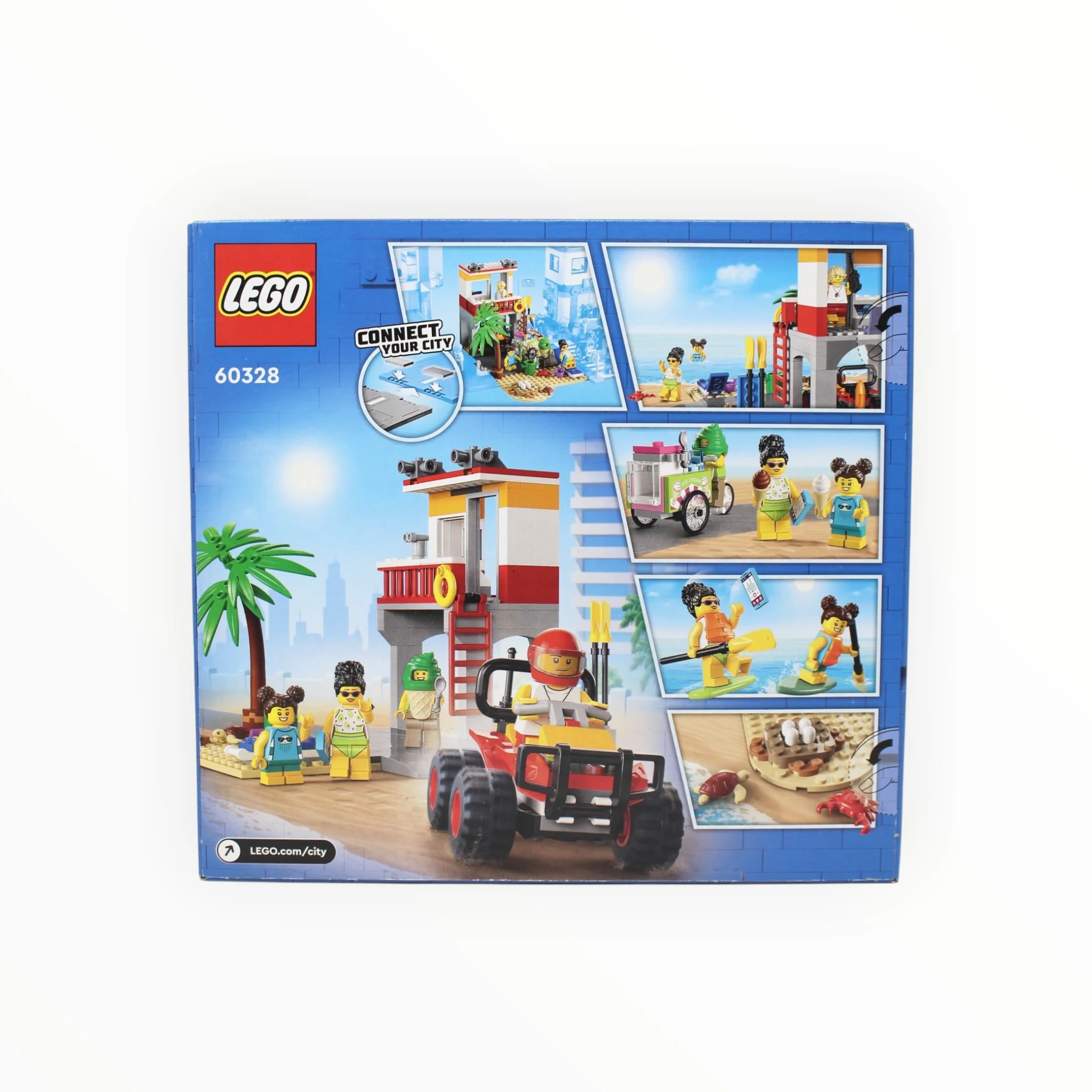 Retired Set 60328 City Beach Lifeguard Station (some box damage) - Image 2