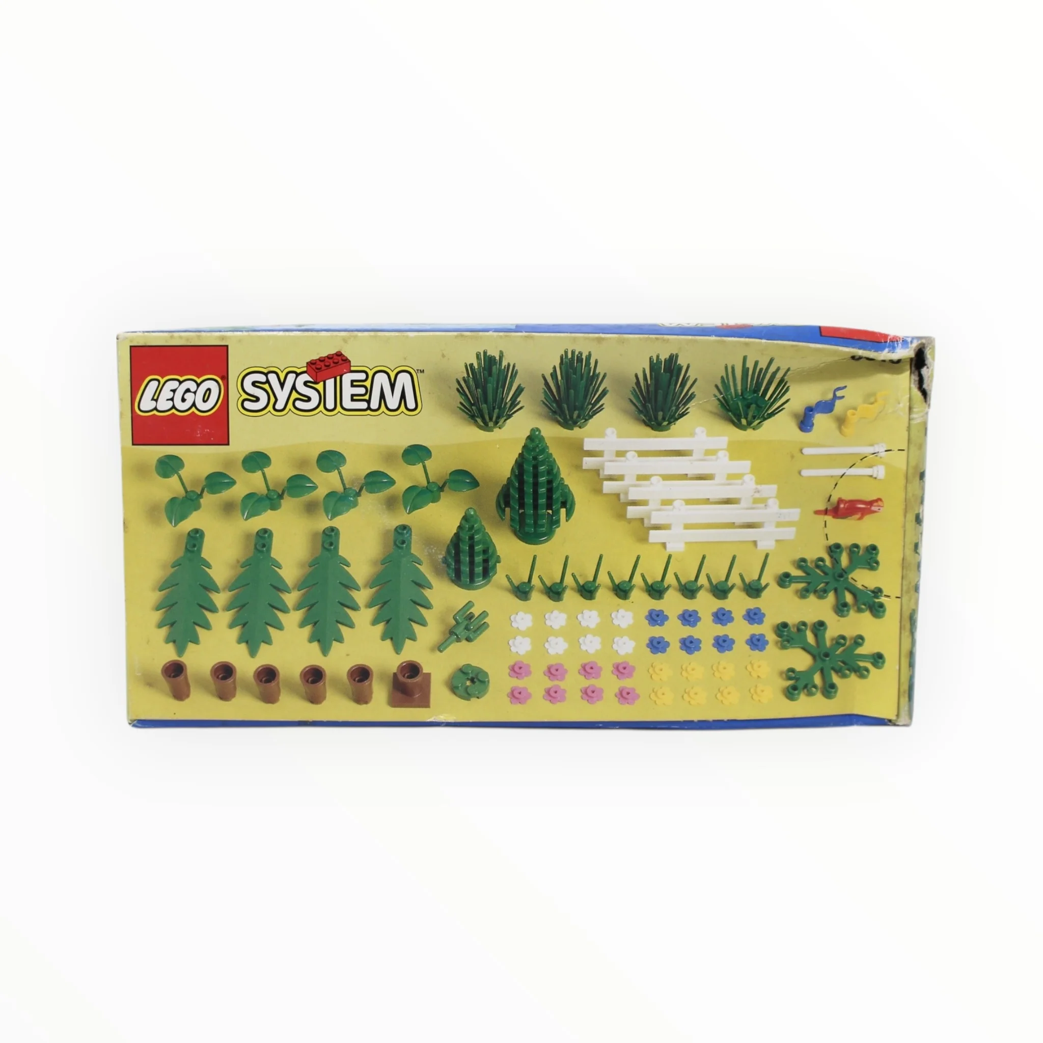 Retired Set 6318 System Flowers, Trees, and Fences (damaged box) - Image 2