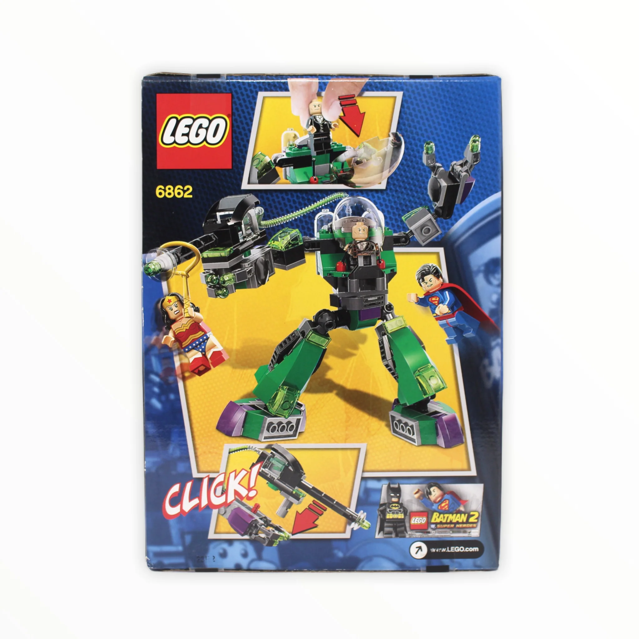 Retired Set 6862 DC Super Heroes Superman vs. Power Armor Lex - Image 2
