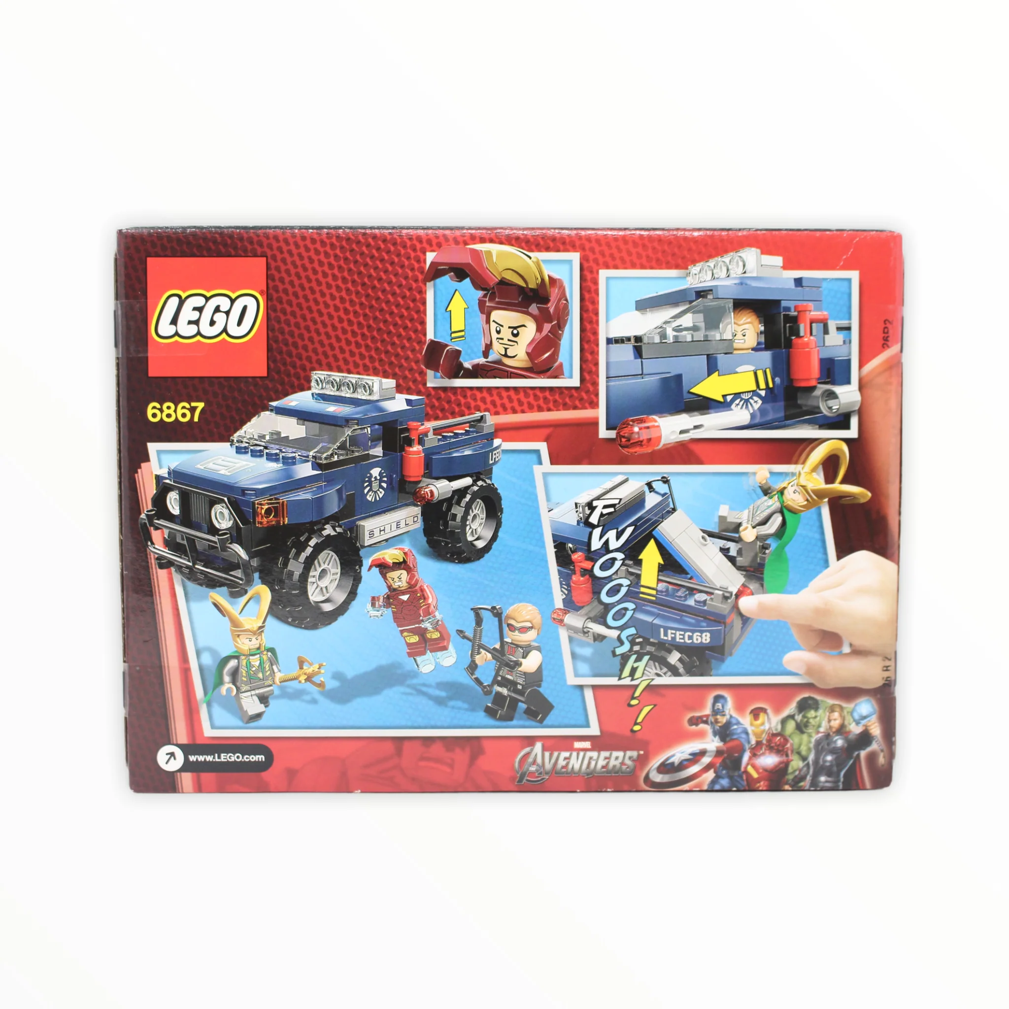 Retired Set 6867 Marvel Super Heroes Loki’s Cosmic Cube Escape - Image 2