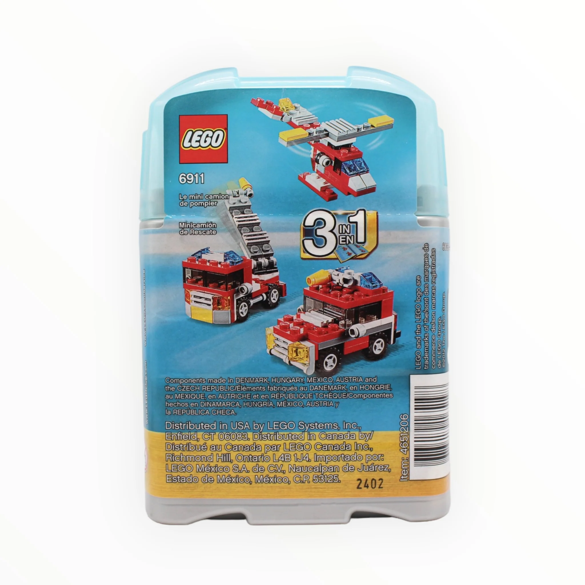 Retired Set 6911 Creator Mini Fire Rescue - Image 2