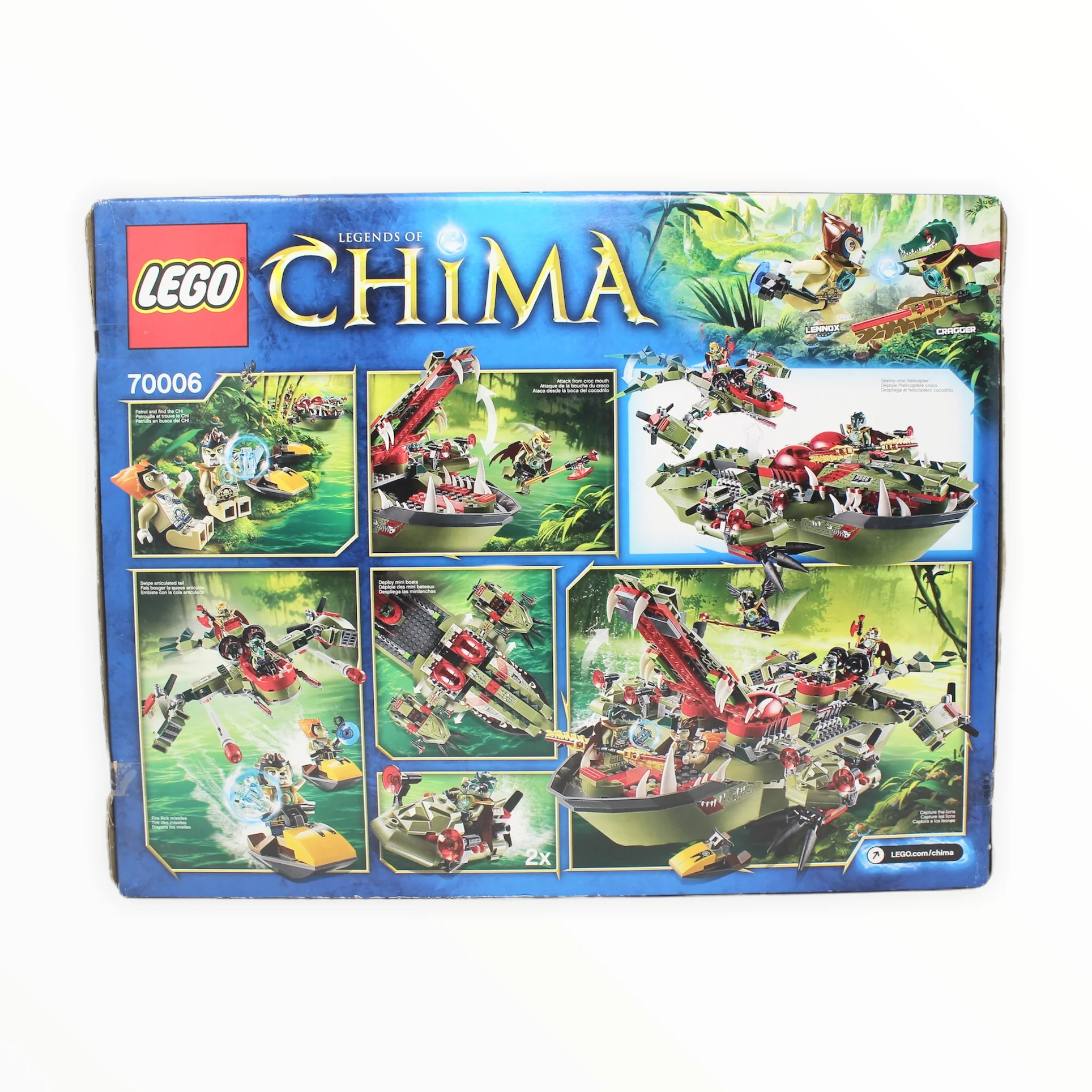 Retired Set 70006 Chima Cragger’s Command Ship - Image 2