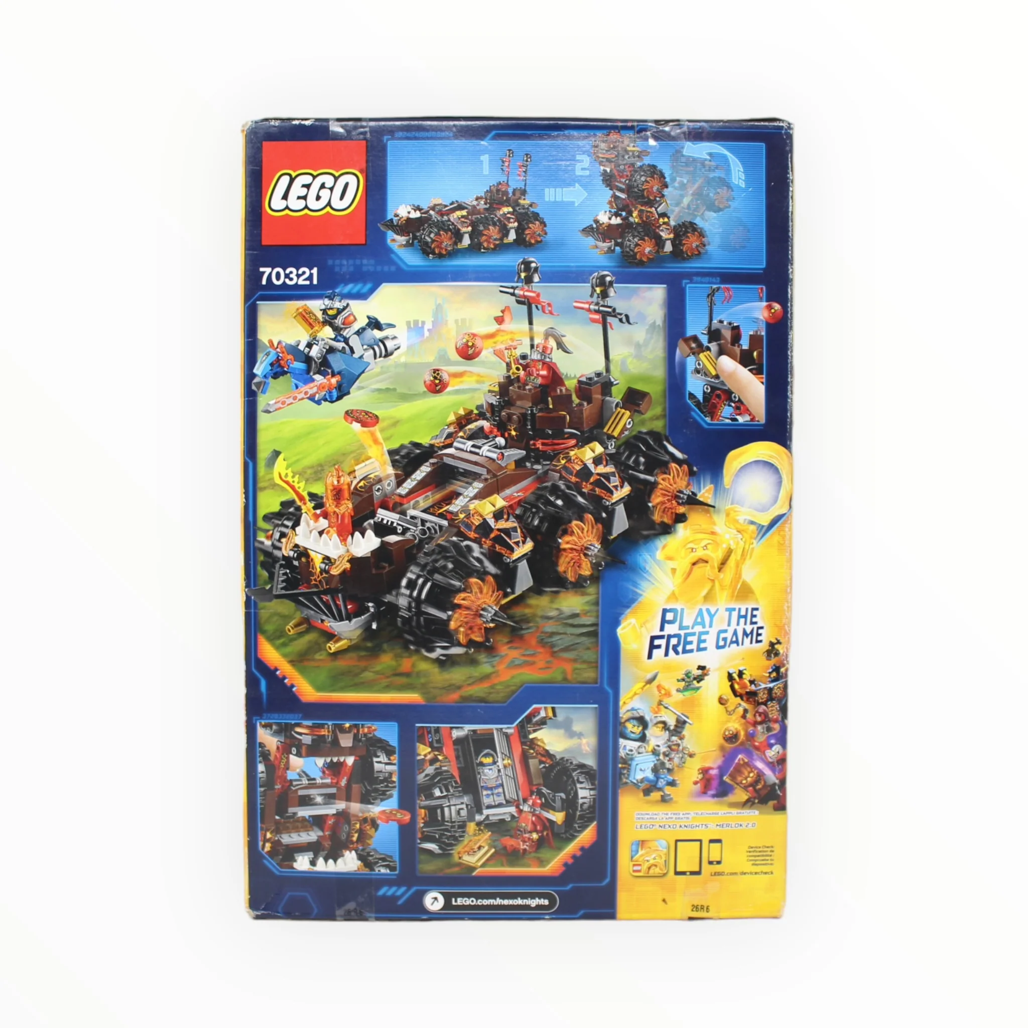 Retired Set 70321 Nexo Knights General Magmar’s Siege Machine of Doom - Image 2
