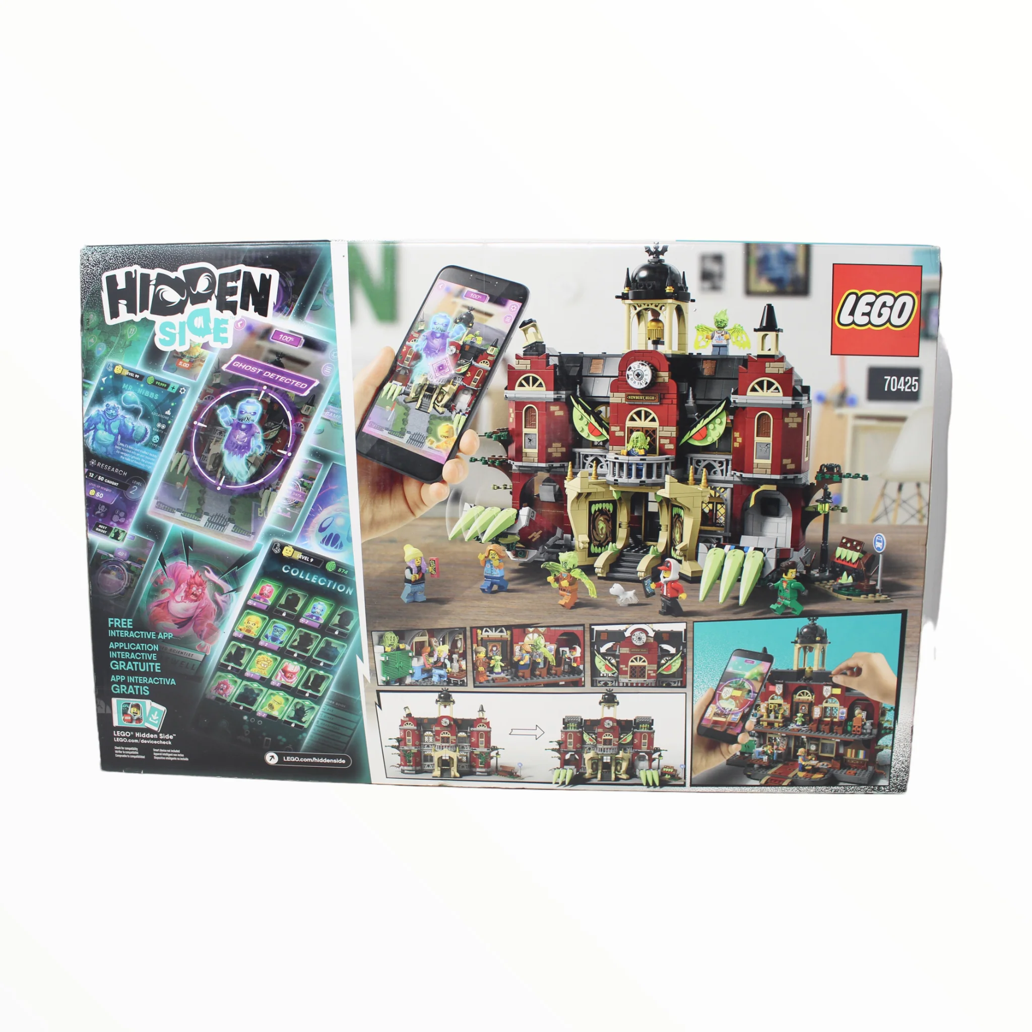 Retired Set 70425 Hidden Side Newbury Haunted High School - Image 2