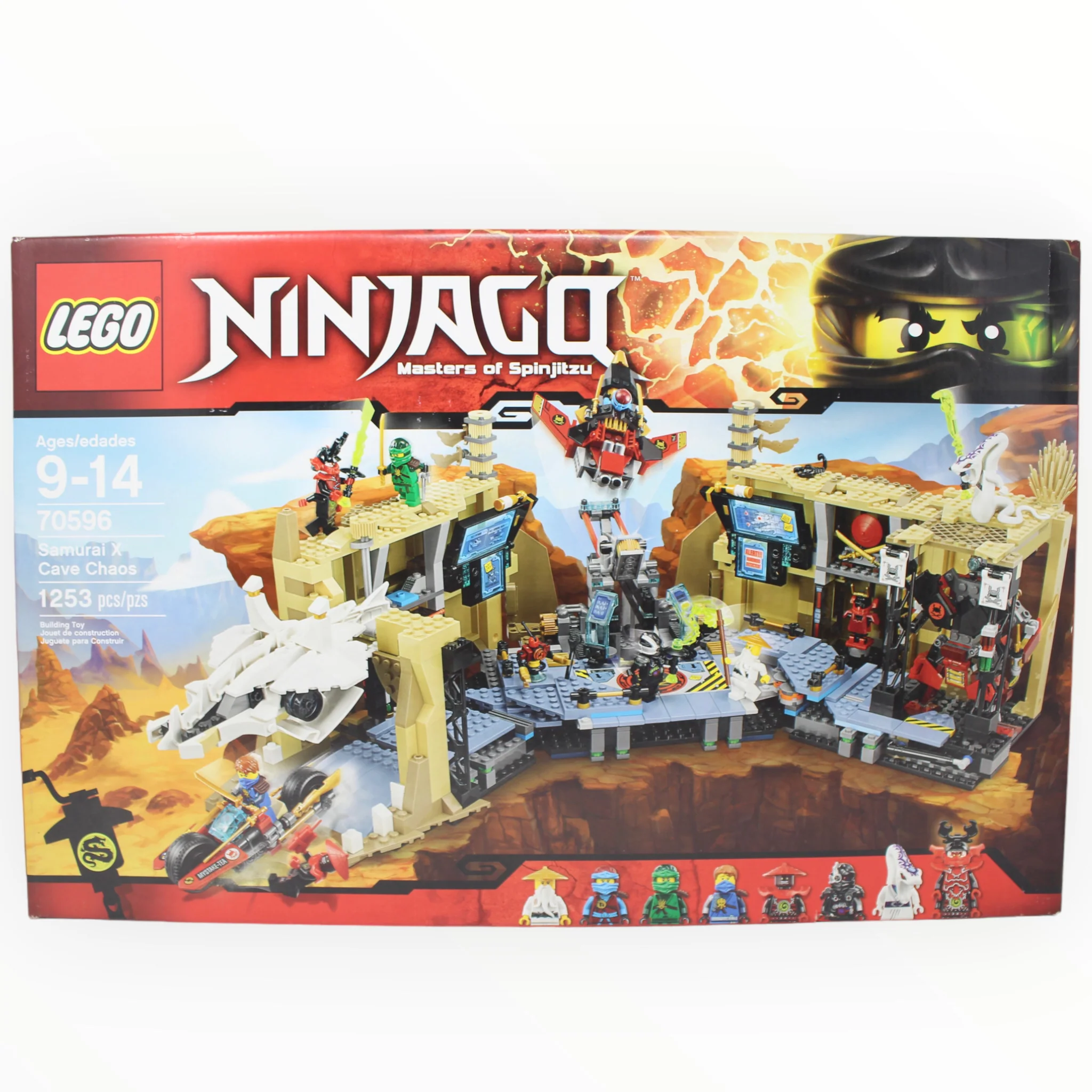 Retired Set 70596 Ninjago Samurai X Cave Chaos
