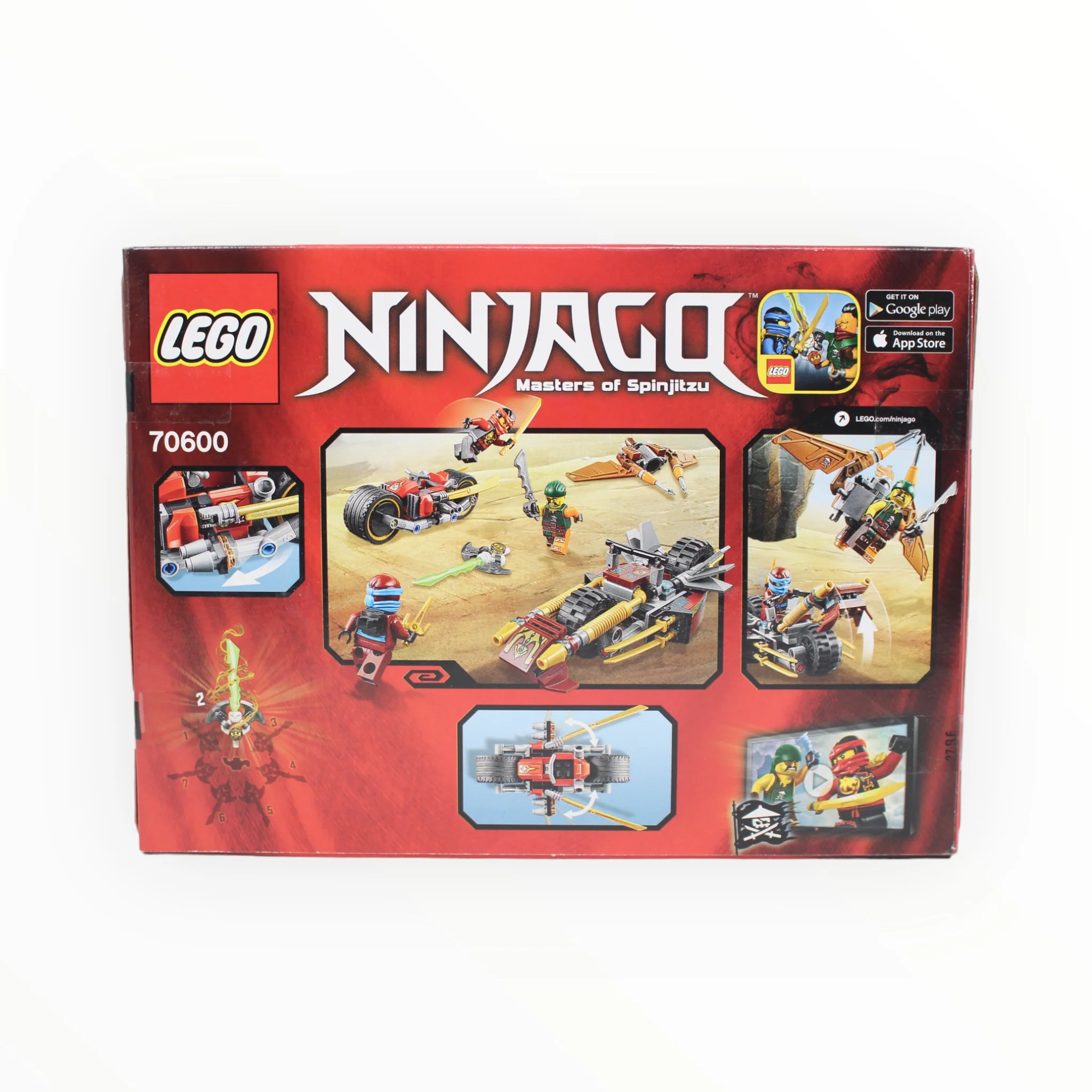Retired Set 70600 Ninjago Ninja Bike Chase - Image 2