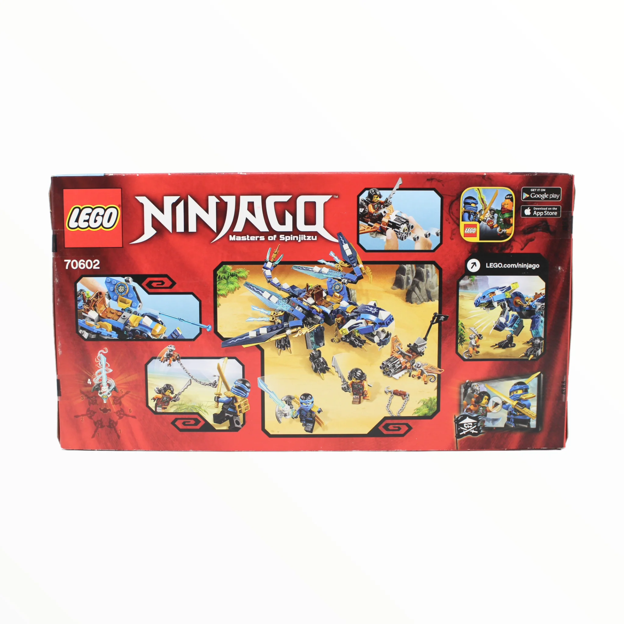 Retired Set 70602 Ninjago Jay’s Elemental Dragon - Image 2