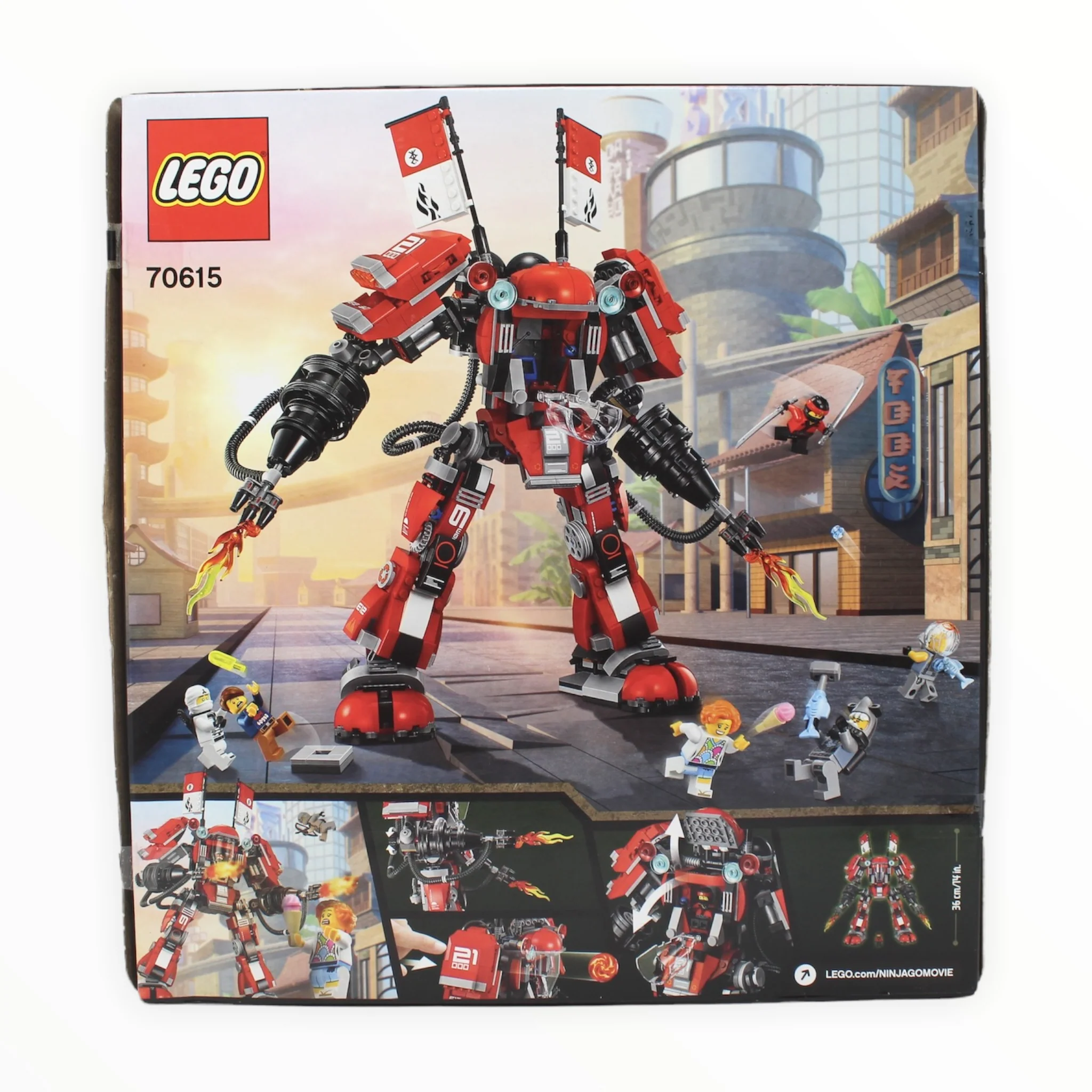 Retired Set 70615 The Ninjago Movie Fire Mech - Image 2