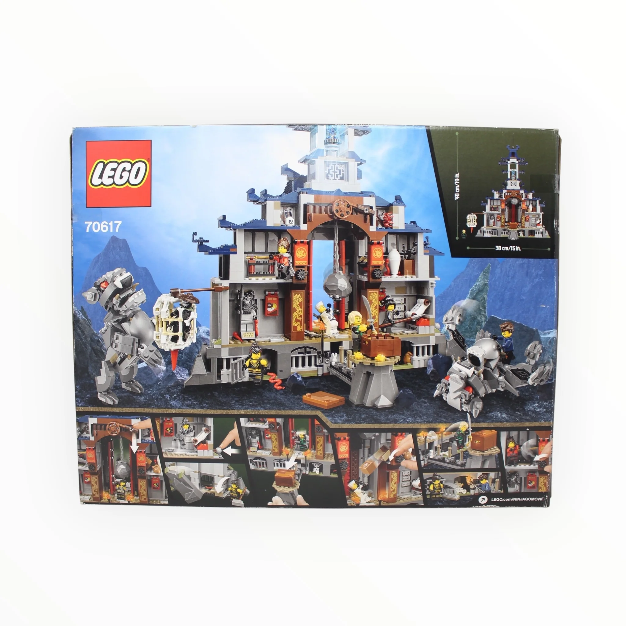 Retired Set 70617 The Ninjago Movie Temple of the Ultimate Ultimate Weapon (slightly damaged box) - Image 2