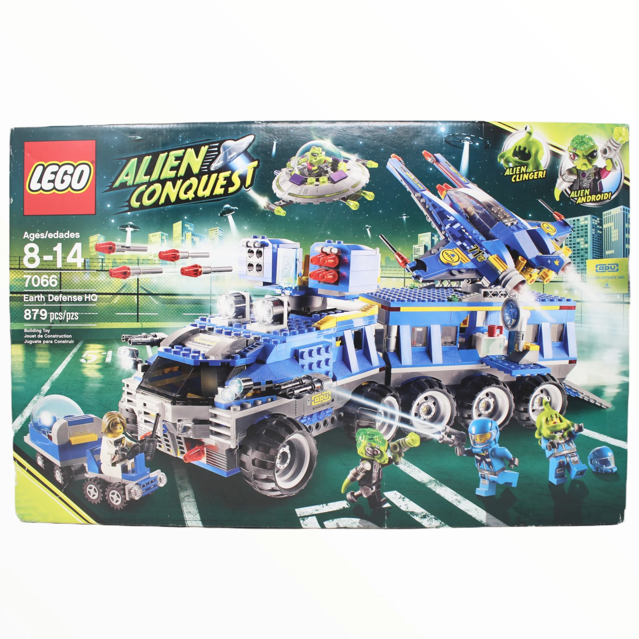 Retired Set 7066 Alien Conquest Earth Defense HQ