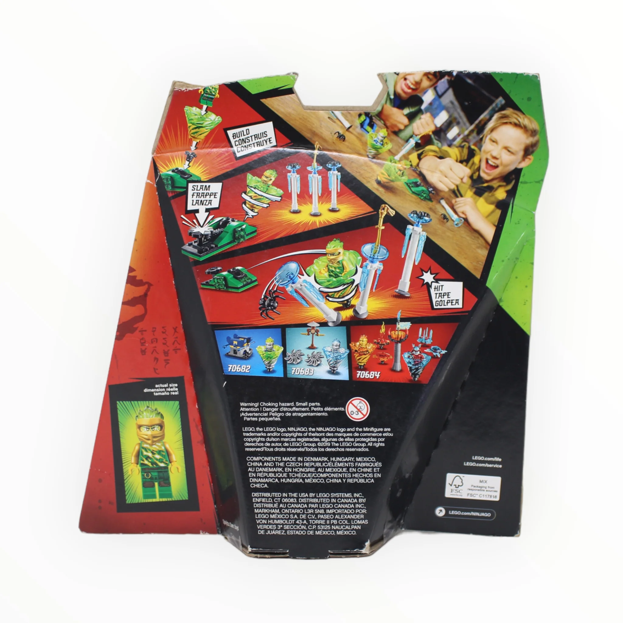 Retired Set 70681 Ninjago Spinjitzu Slam - Lloyd (damaged box) - Image 2