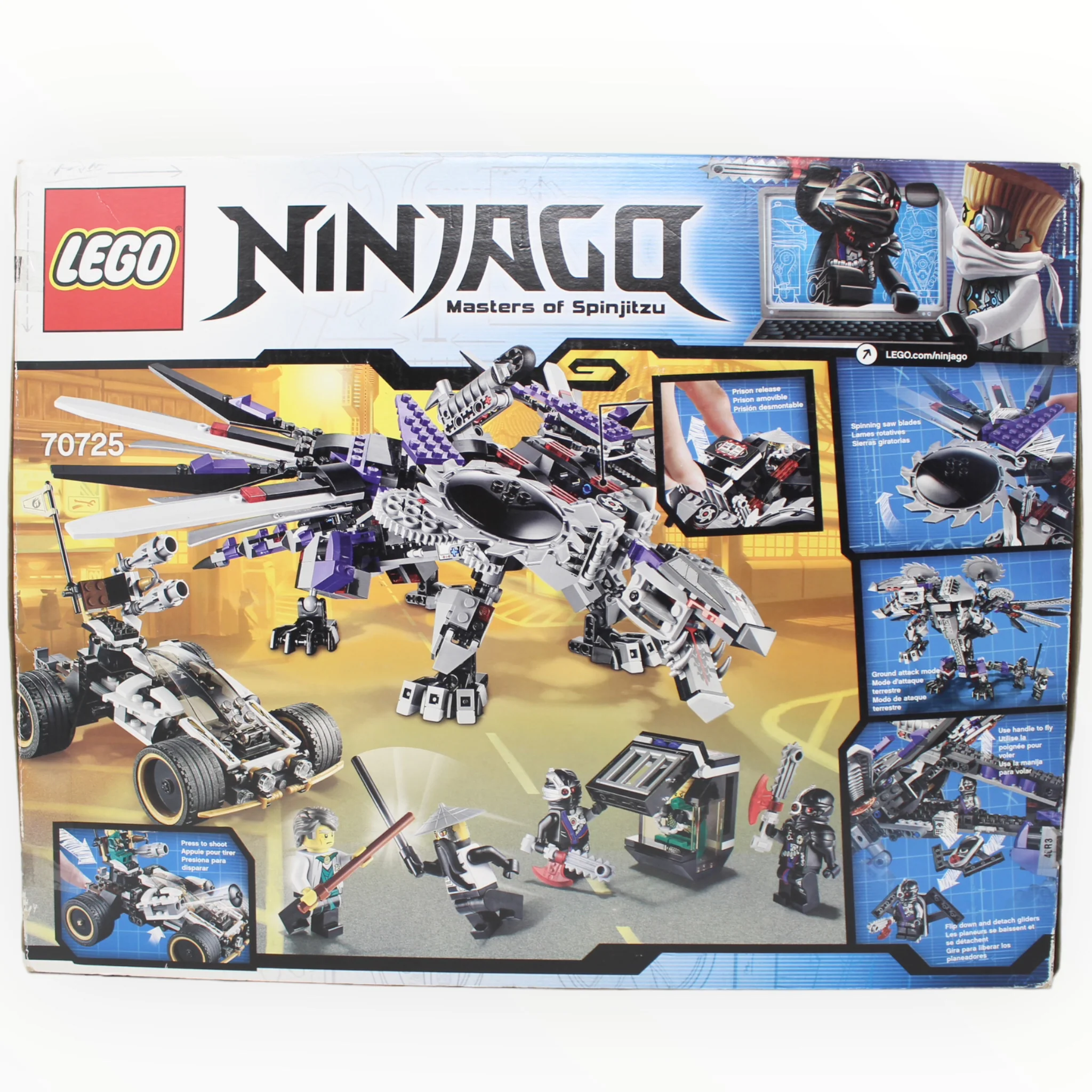 Retired Set 70725 Ninjago Nindroid MechDragon - Image 2