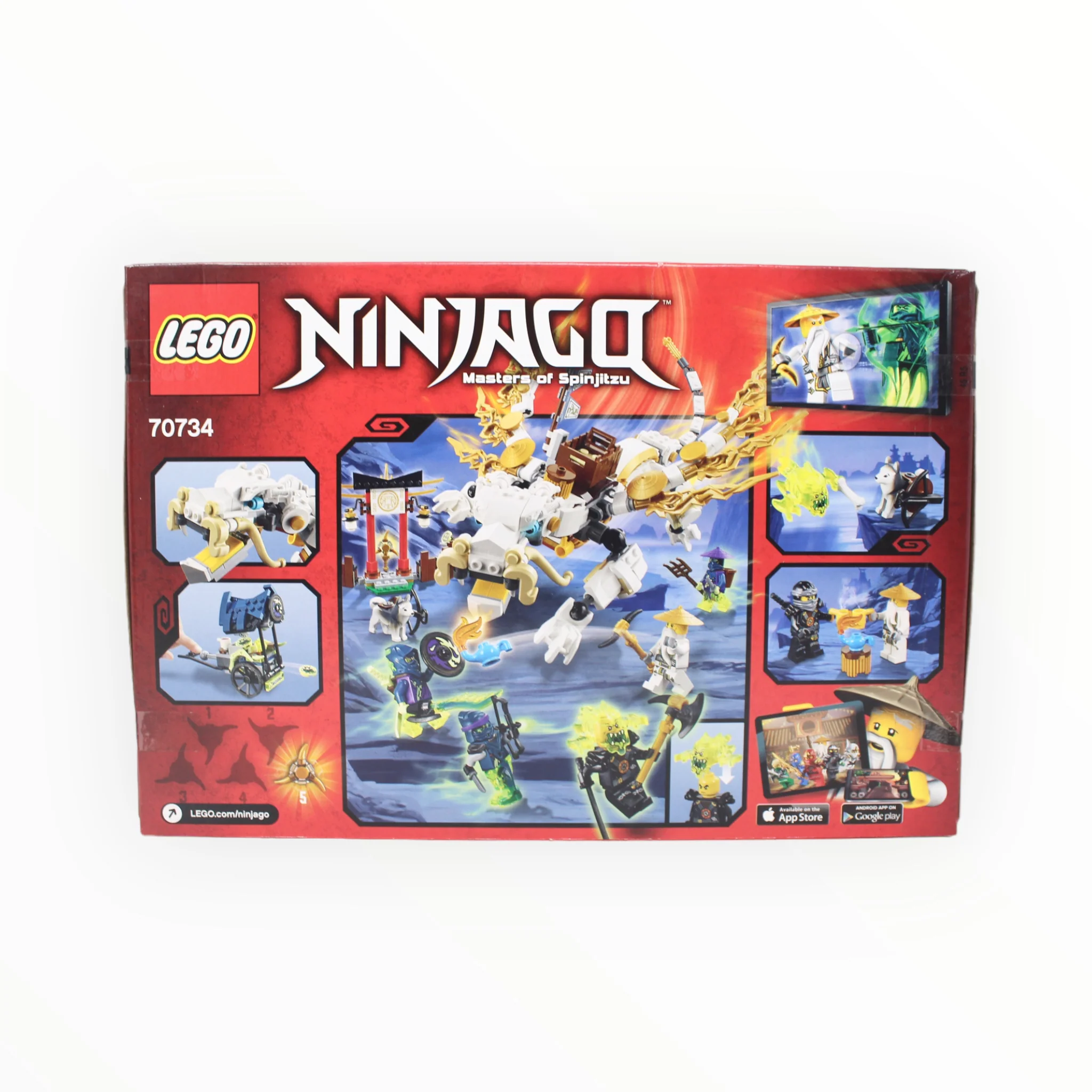 Retired Set 70734 Ninjago Master Wu Dragon - Image 2