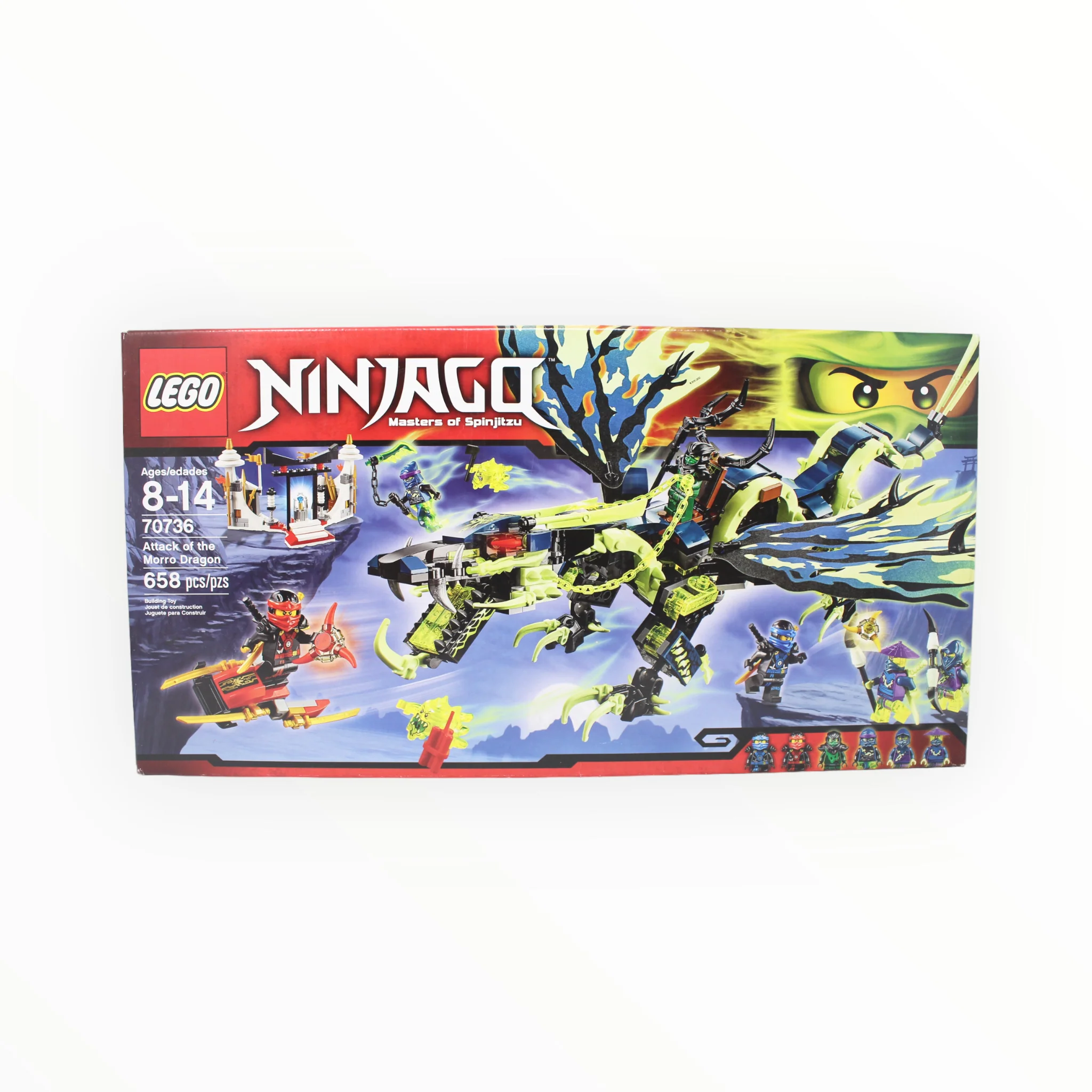 Retired Set 70736 Ninjago Attack of the Morro Dragon