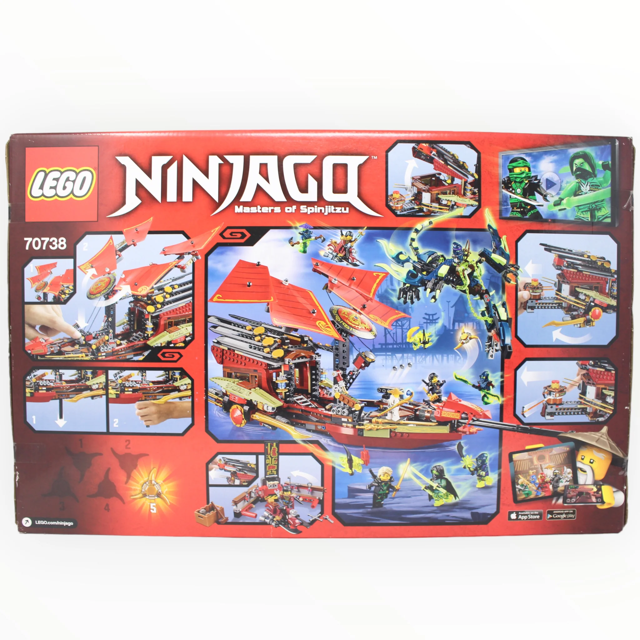 Retired Set 70738 Ninjago Final Flight of the Destiny’s Bounty - Image 2