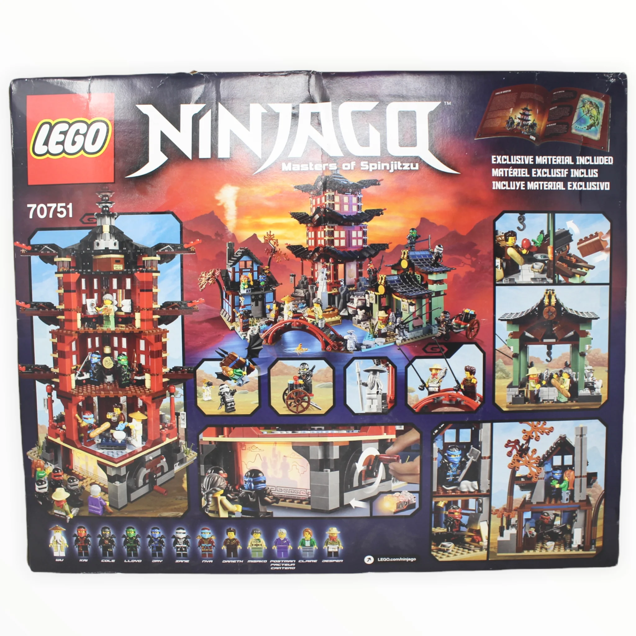 Retired Set 70751 Ninjago Temple of Airjitzu - Image 2