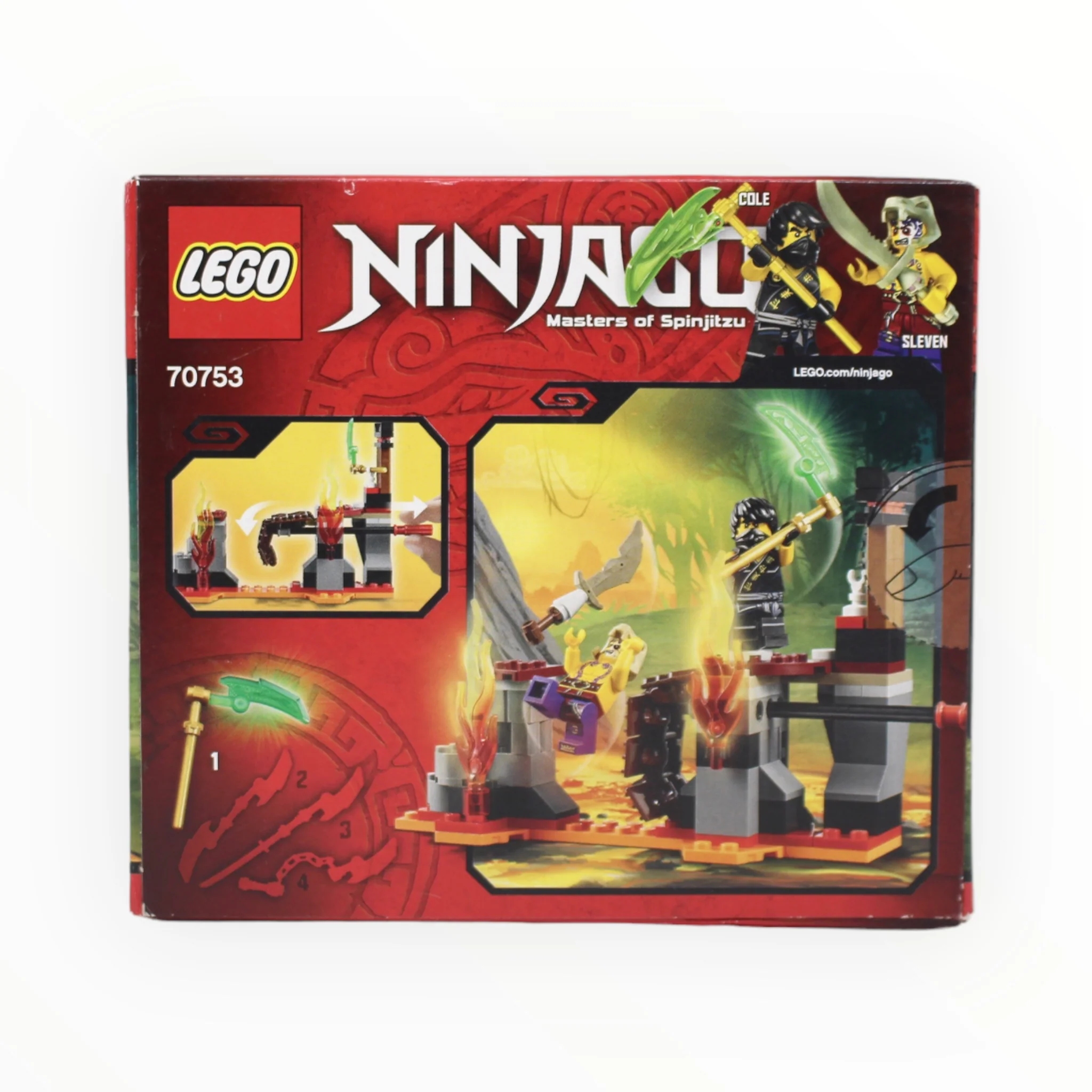 Retired Set 70753 Ninjago Lava Falls - Image 2