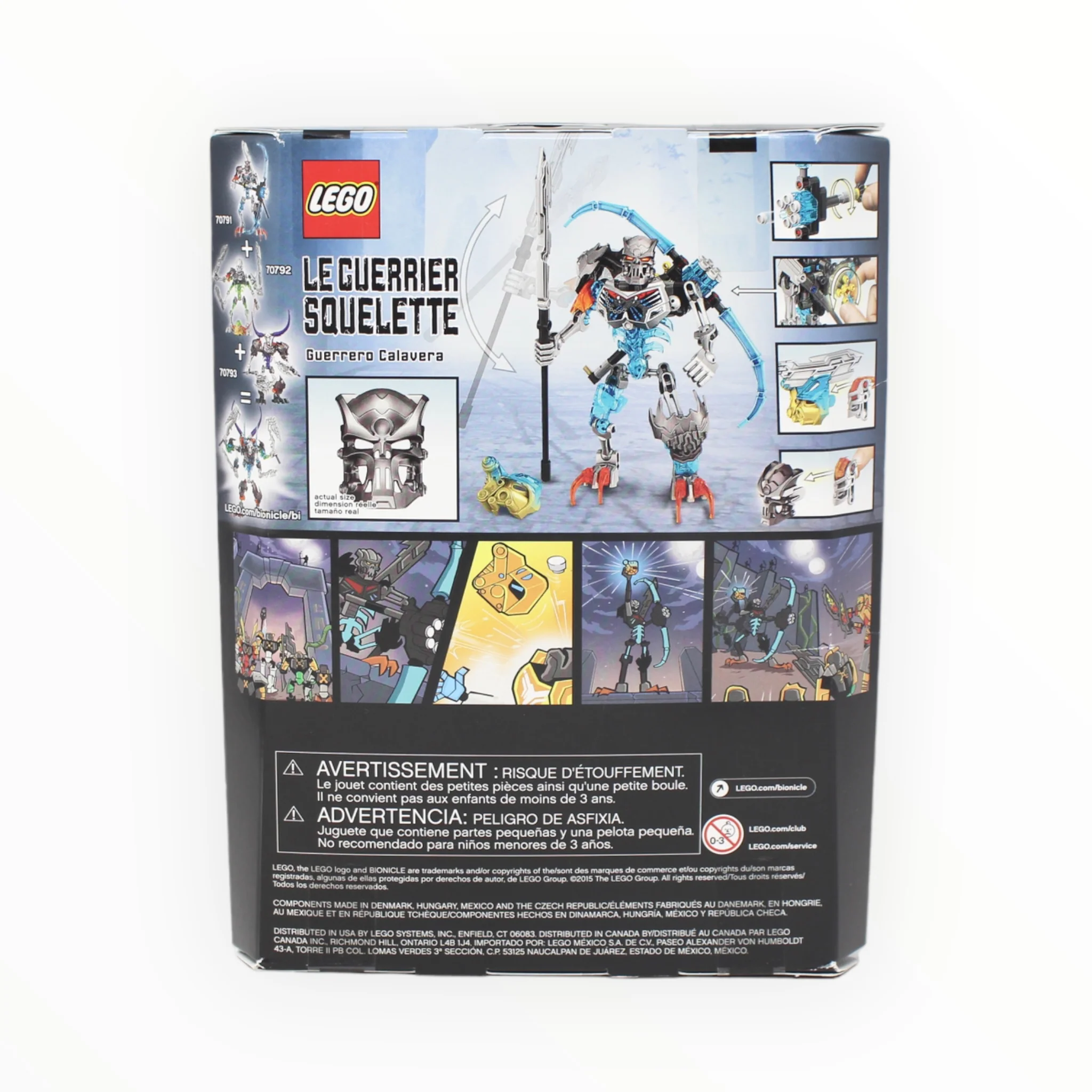 Retired Set 70791 Bionicle Skull Warrior - Image 2
