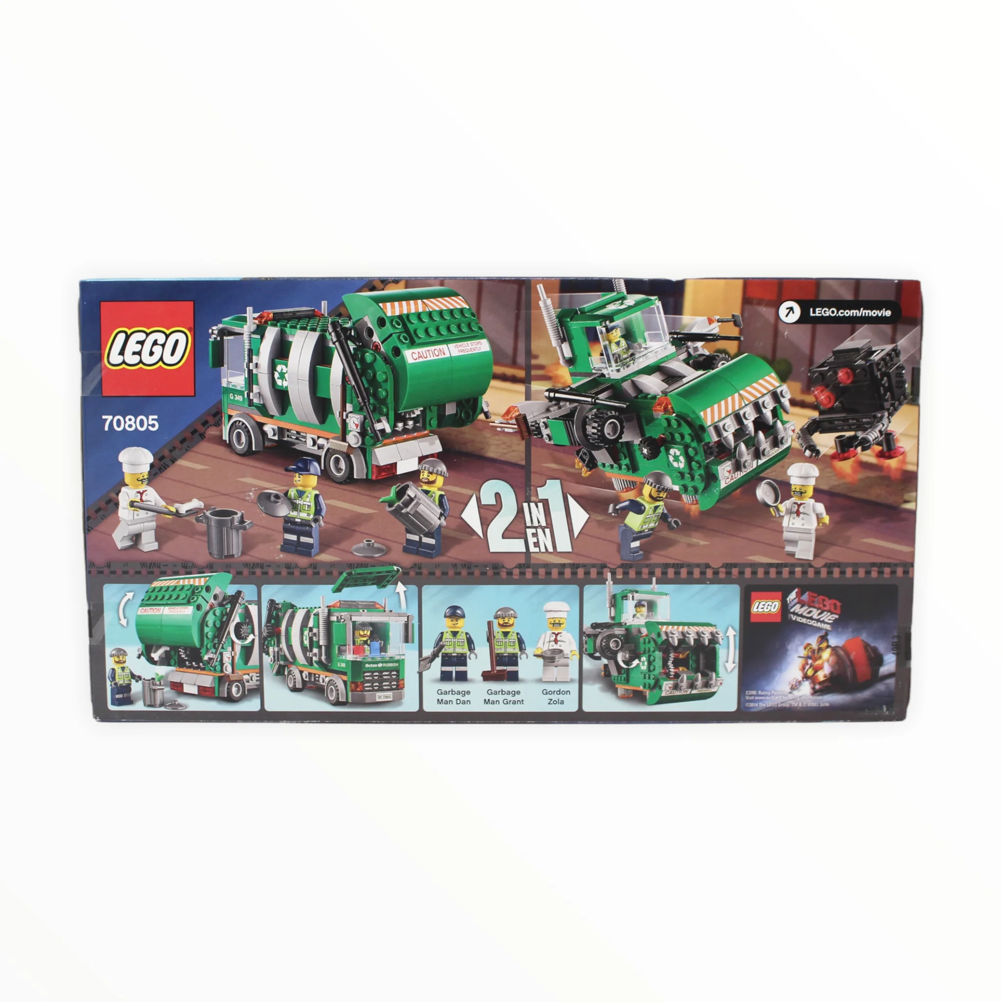 Retired Set 70805 The LEGO Movie Trash Chomper - Image 2