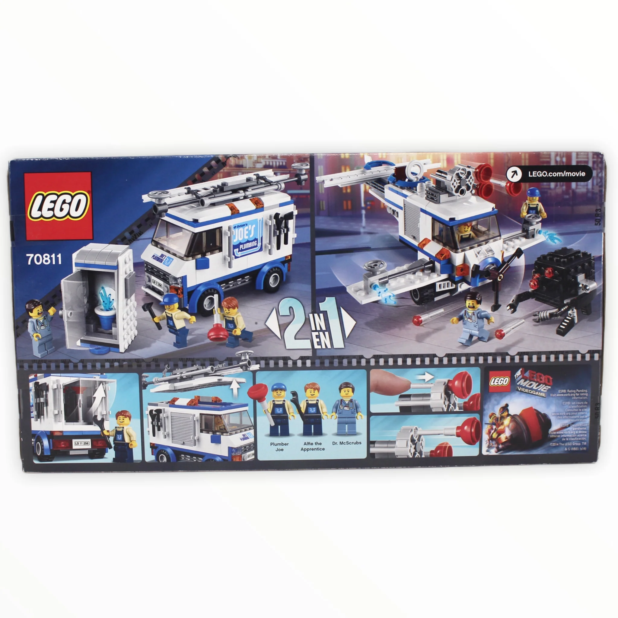 Retired Set 70811 LEGO Movie The Flying Flusher - Image 2