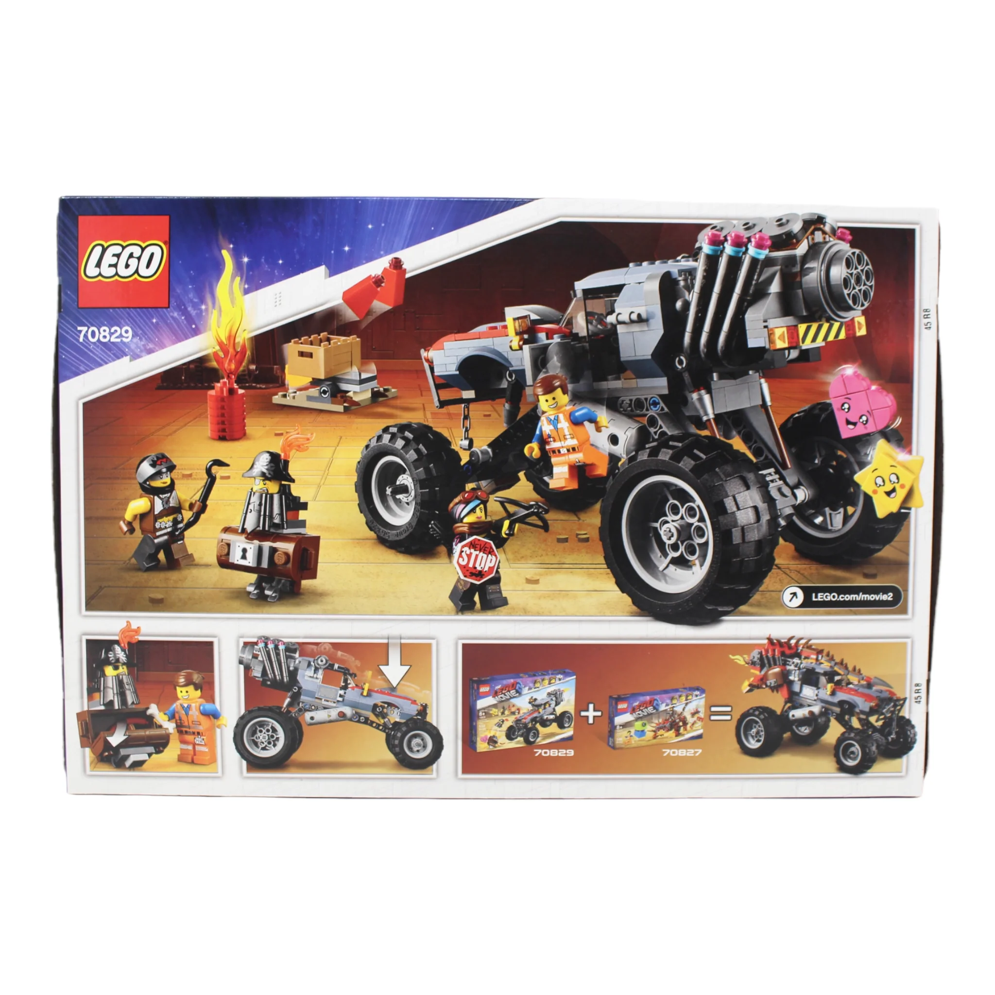 Retired Set 70829 LEGO Movie 2 Emmet and Lucy’s Escape Buggy! - Image 2