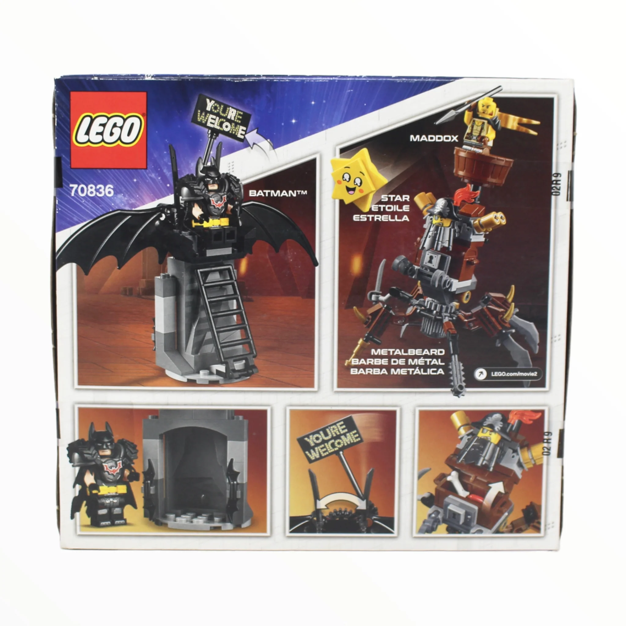 Retired Set 70836 LEGO Movie 2 Battle-Ready Batman and MetalBeard - Image 2